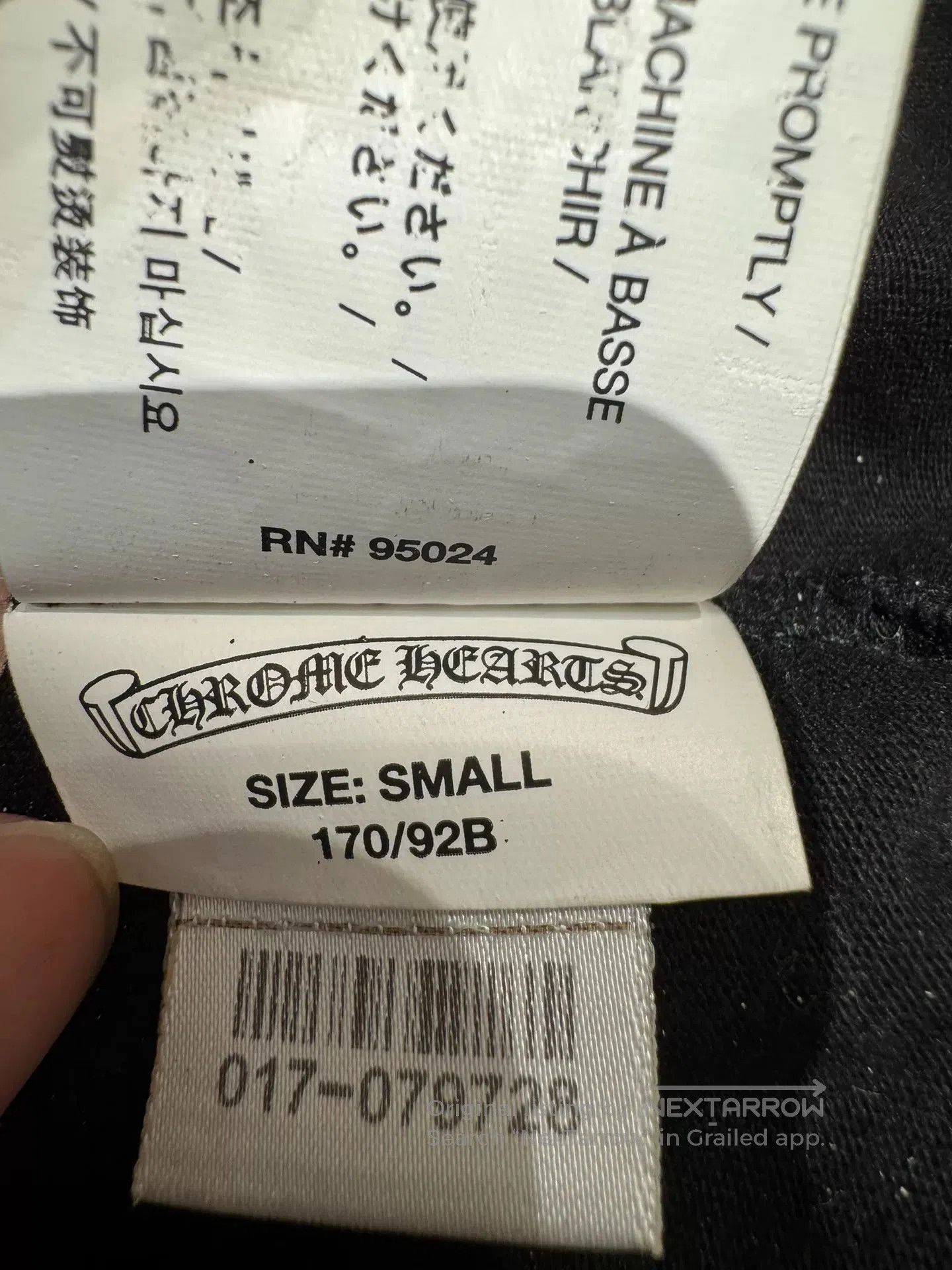 Chrome Hearts chrome hearts black v. Size US S / EU 44-46 / 1 - 5 Thumbnail