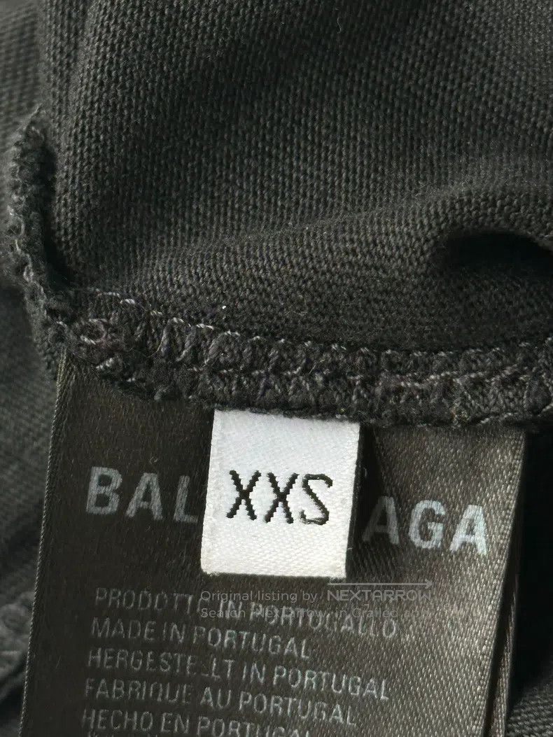 Balenciaga Balenciaga Distressed Flame Short Sleeve Size US XXS / EU 40 - 4 Thumbnail