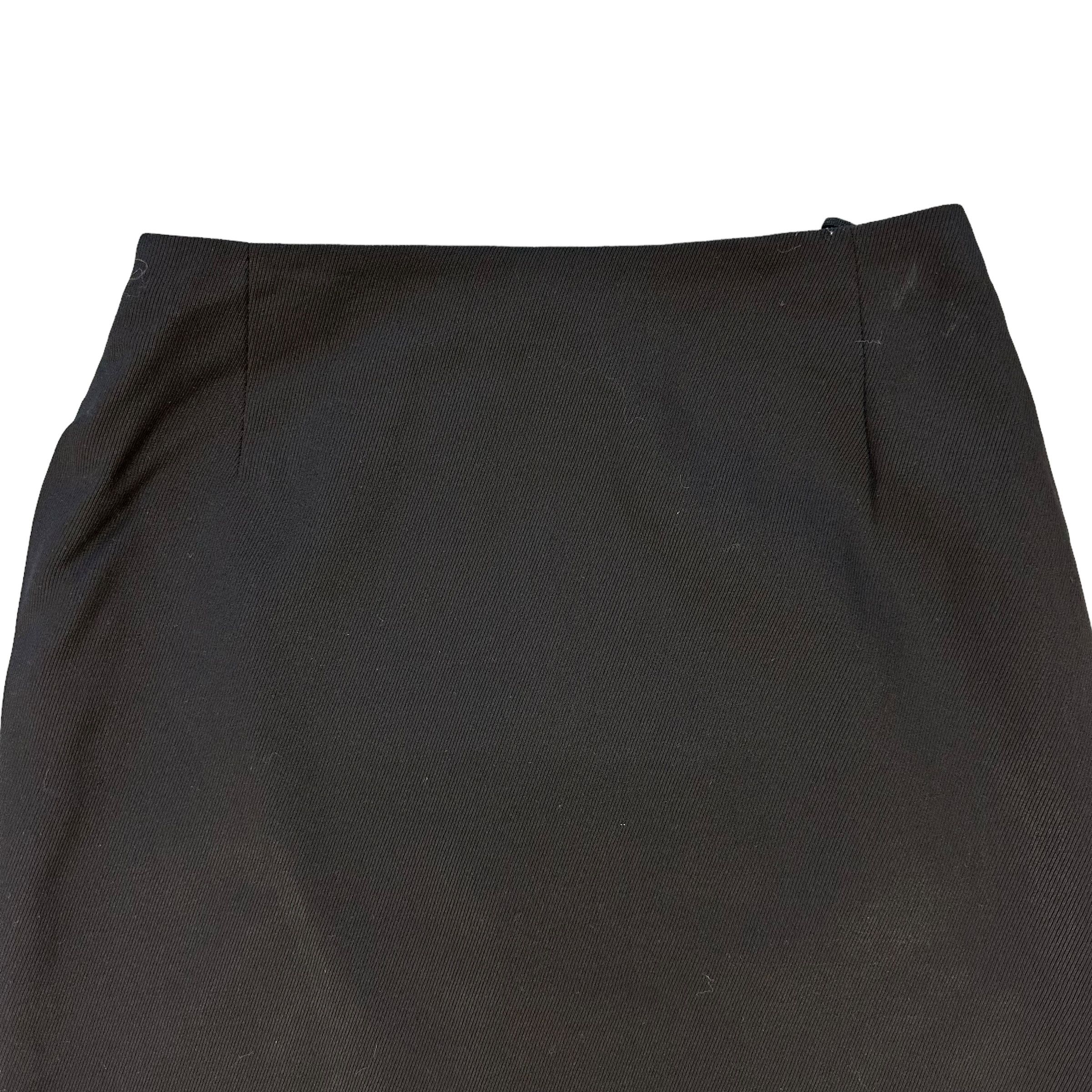 Versace GIANNI VERSACE Made in Italy Black Skirt Suit W26 #A44-1026 Size 26" / US 2 / IT 38 - 2 Thumbnail