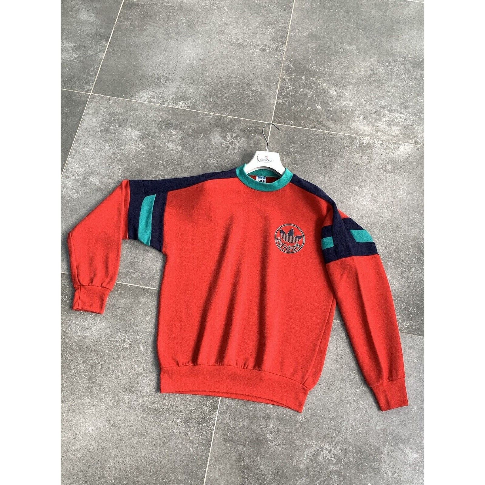 Adidas × Vintage Men's ADIDAS ORIGINALS Sweatshirt 80s Pullover Jumper SZ S Size US S / EU 44-46 / 1 - 4 Thumbnail