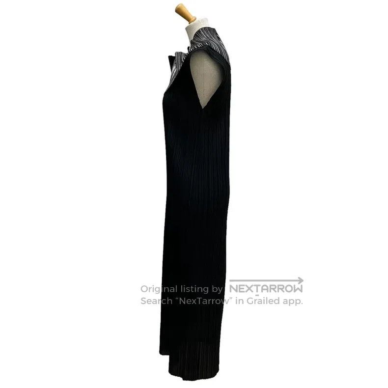 Issey Miyake Issey Miyake Main Line One-Line Collar Pleated Dress Size M / US 6-8 / IT 42-44 - 3 Thumbnail
