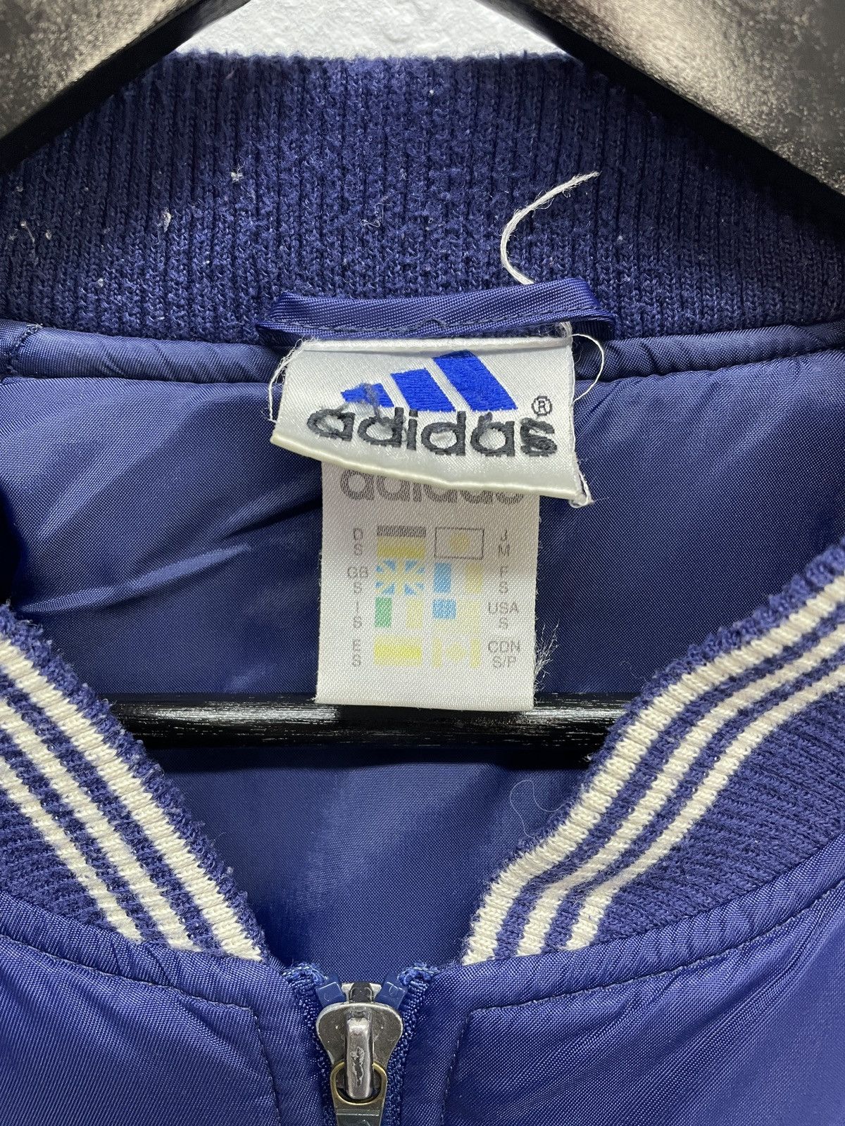Adidas Vintage Y2K Adidas New York Yankees Boxy Fit Bombers Jacket Size US M / EU 48-50 / 2 - 11 Thumbnail