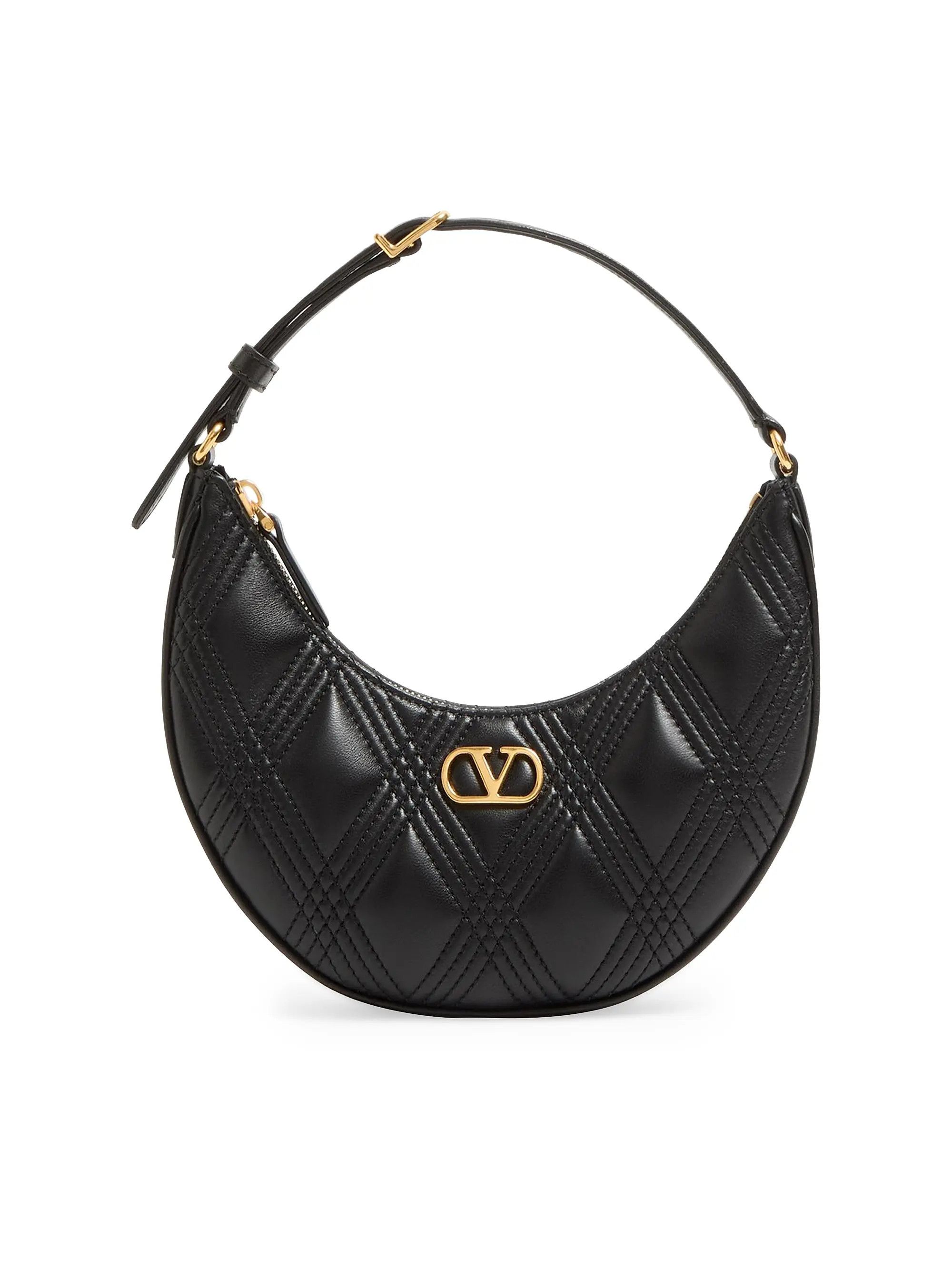Valentino os11x0126 Size: OS / Quiltie Mini Shoulder Bag in Black Size ONE SIZE - 1 Thumbnail
