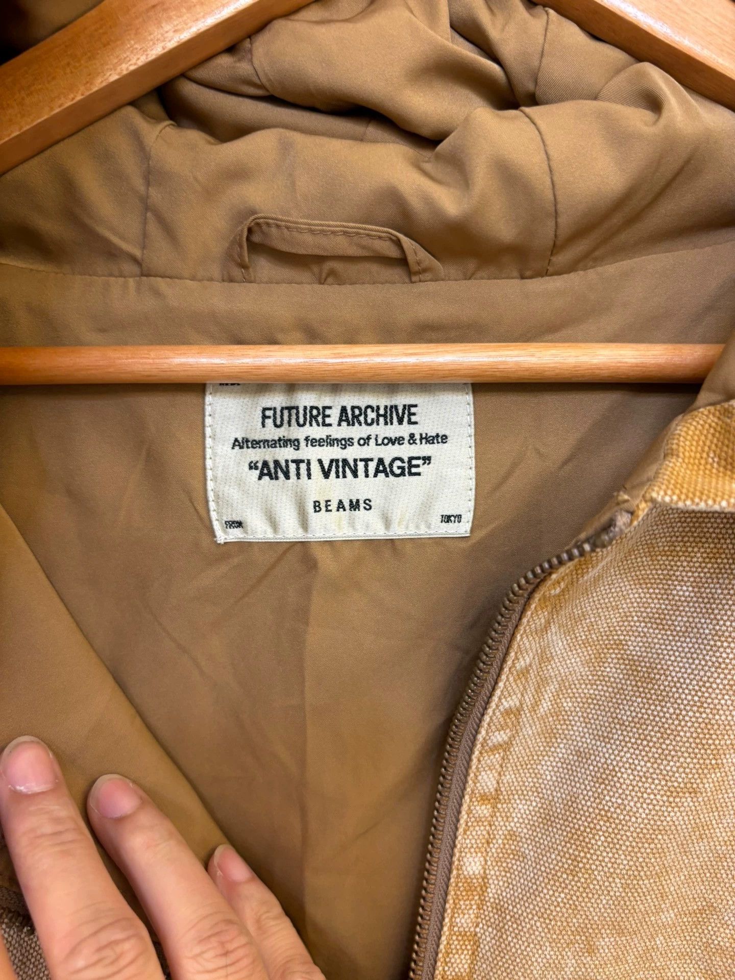 Other Beams Future Archive Heavy Wash Hooded 99% XL New Size US XL / EU 56 / 4 - 4 Thumbnail