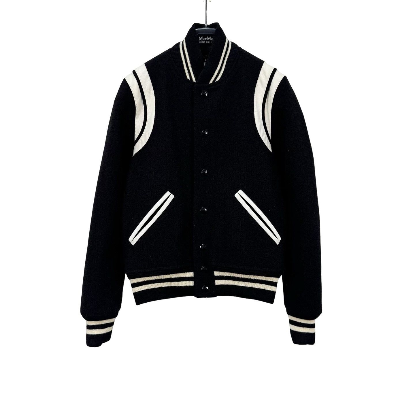 Saint Laurent Paris Saint Laurent Wool Teddy Varsity Jacket F36 Size XS / US 0-2 / IT 36-38 - 1 Thumbnail