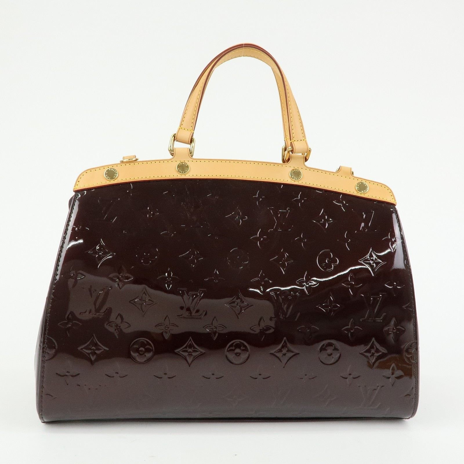 Louis Vuitton Louis Vuitton Monogram Vernis Brea MM Shoulder Bag Burgundy Size ONE SIZE - 2 Thumbnail