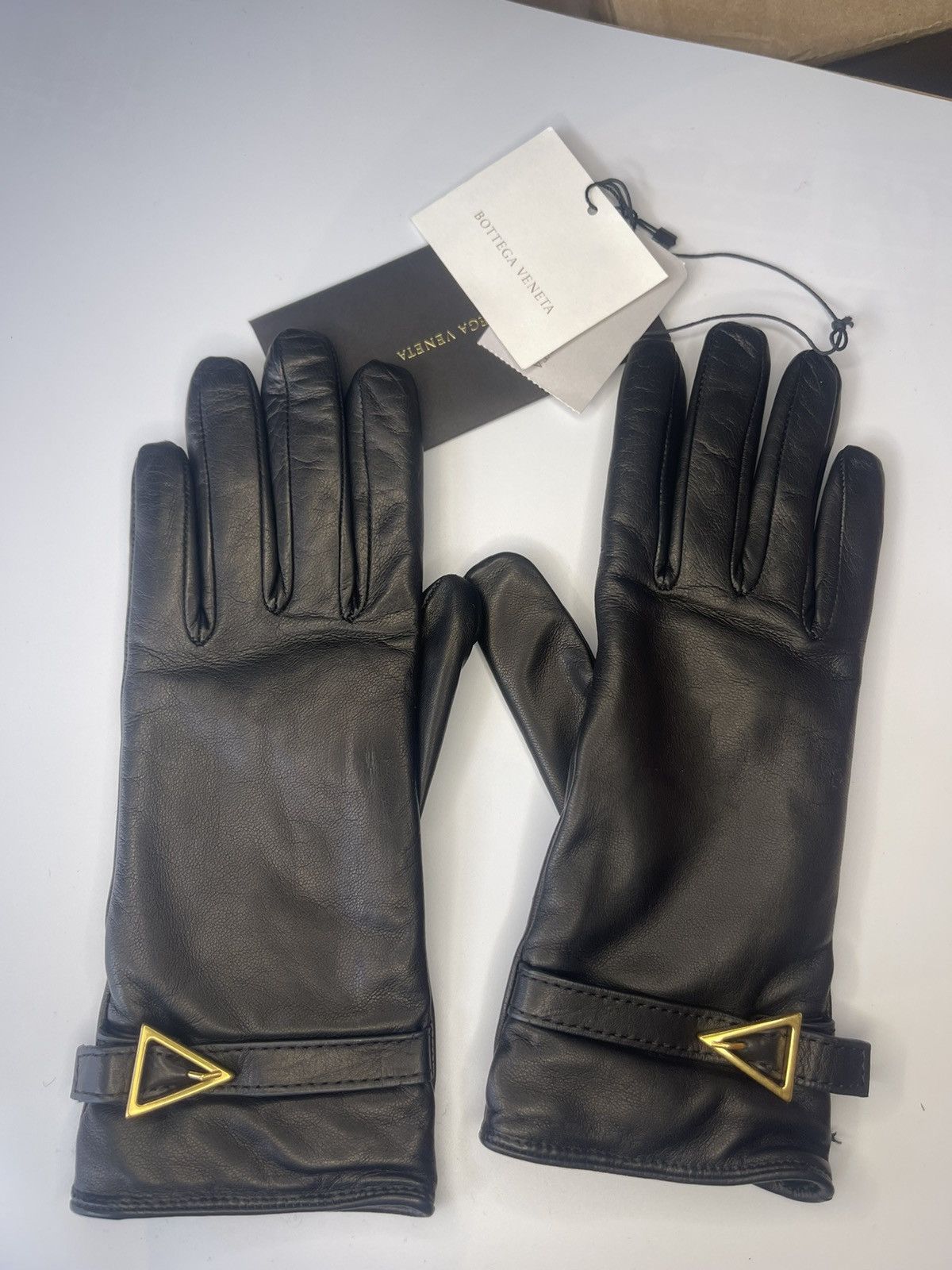 Bottega Veneta bottega veneta Leather Gloves Size S RRP $350 Size ONE SIZE - 4 Thumbnail