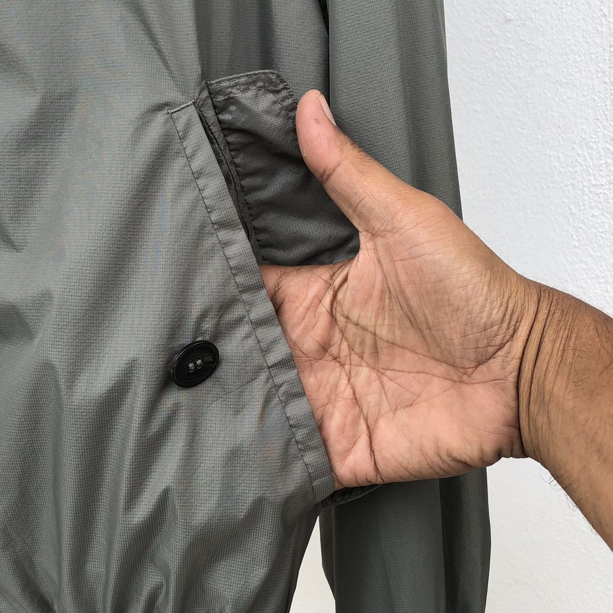 Burberry Burberry Brit Stonewashed Grey Zip Front Bomber Jacket Size US S / EU 44-46 / 1 - 8 Thumbnail