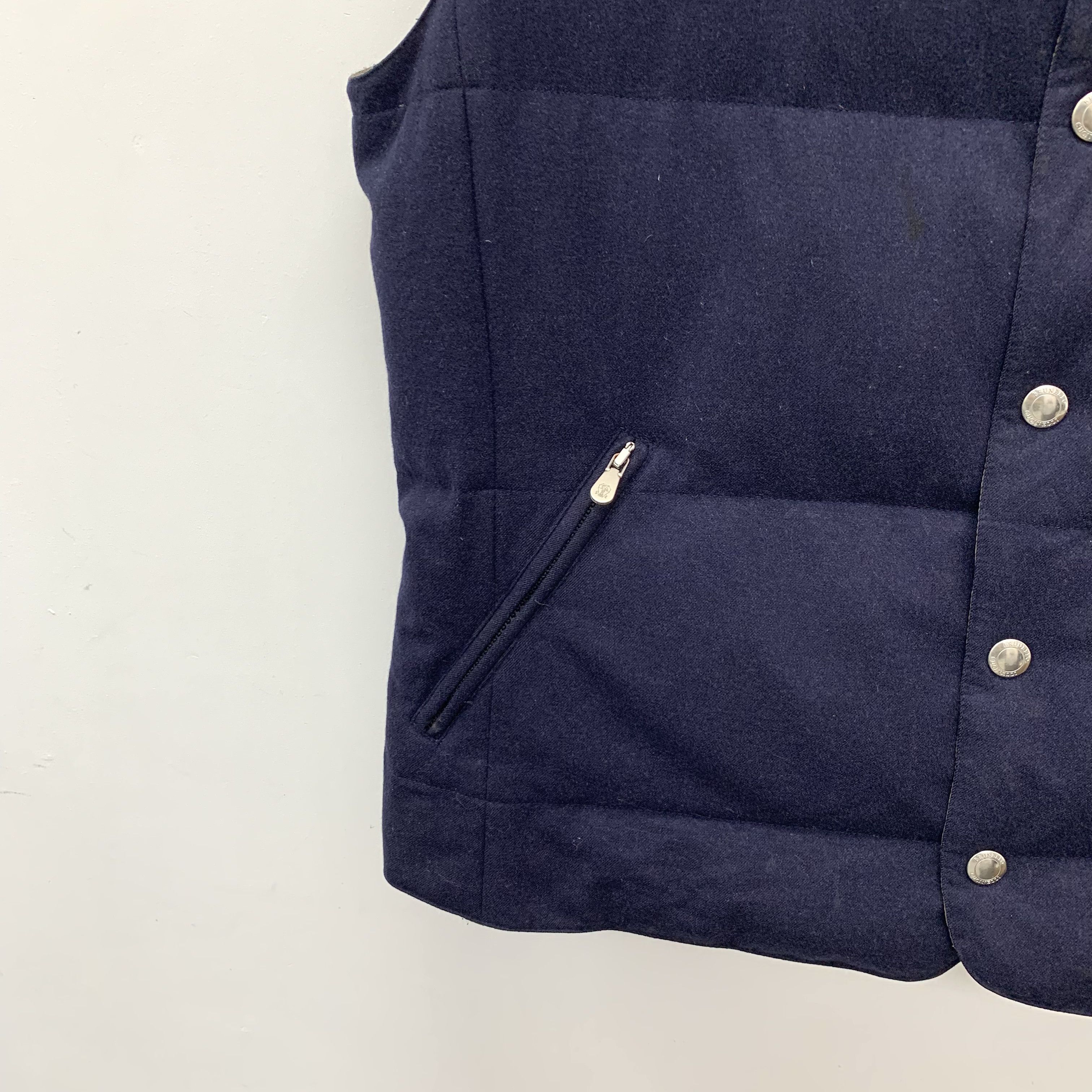 Brunello Cucinelli Brunello Cucinelli Wool Vest Navy (XL) Size US XL / EU 56 / 4 - 4 Thumbnail