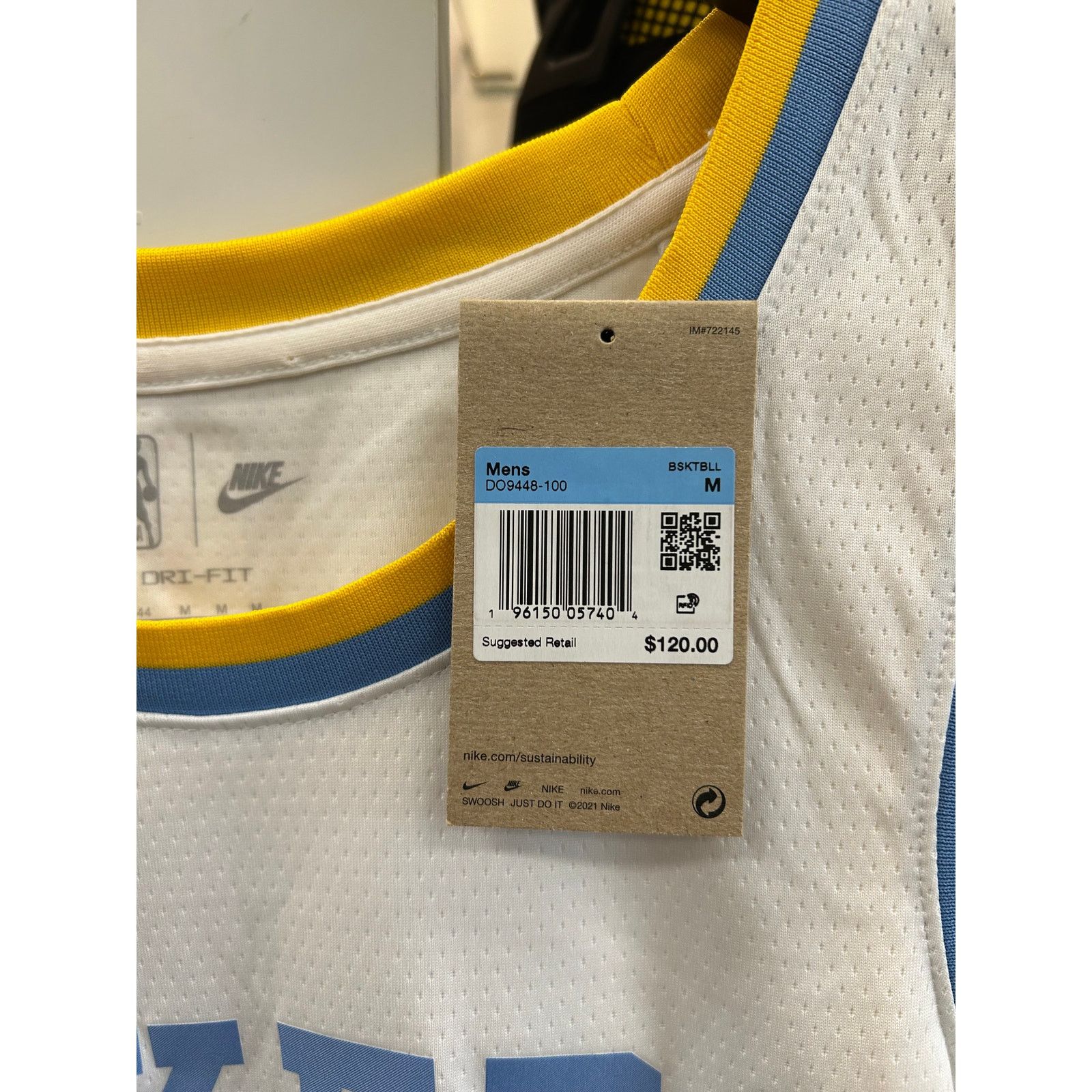 Nike Los Angeles Lakers Classic Edition jersey #3 Anthony Davis M Size US M / EU 48-50 / 2 - 4 Thumbnail
