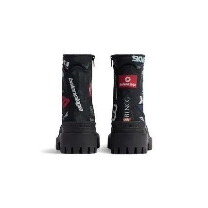 Balenciaga o1bcso1str0426 Combat Strike Boots in Multicolor Size US 7 / EU 40 - 5 Thumbnail