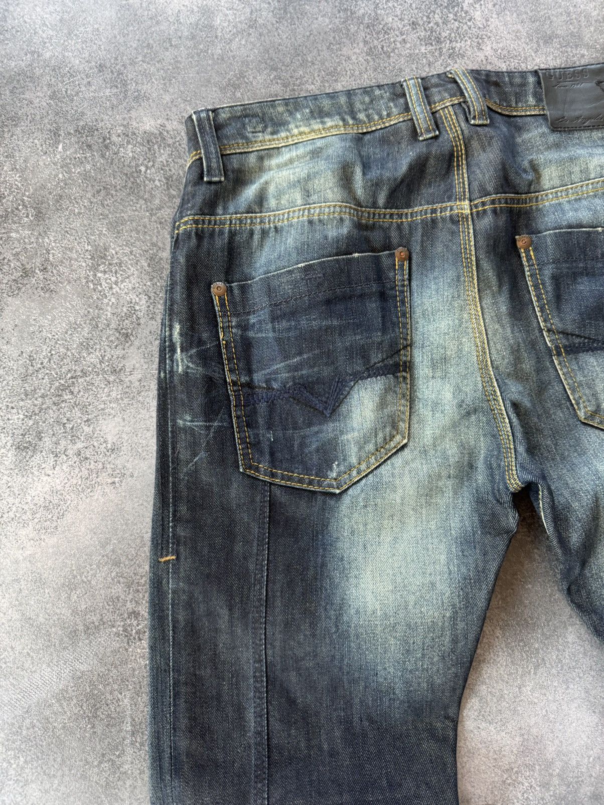 Hysteric Glamour 🔥Guess Distressed Flare Jeans 🔥 Size US 33 - 4 Thumbnail