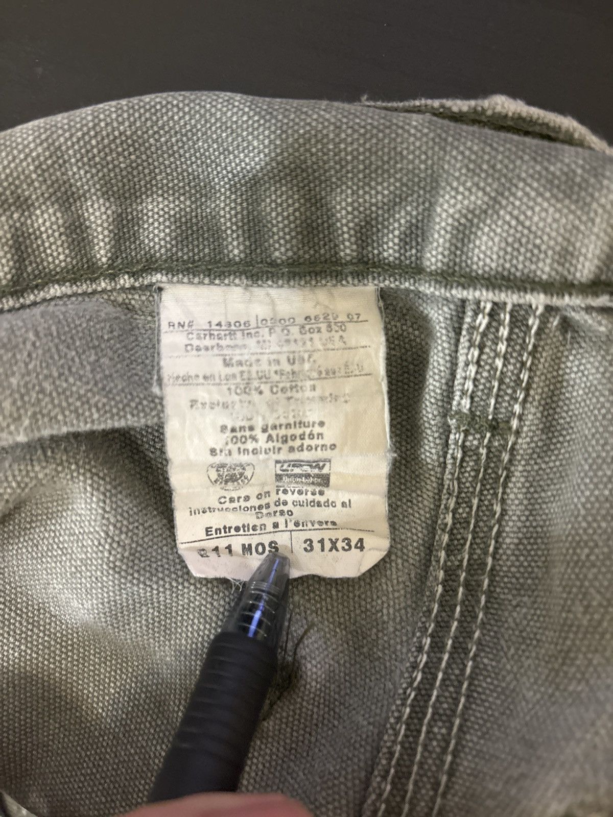 Carhartt carhartt reworked pants Size US 30 / EU 46 - 8 Thumbnail