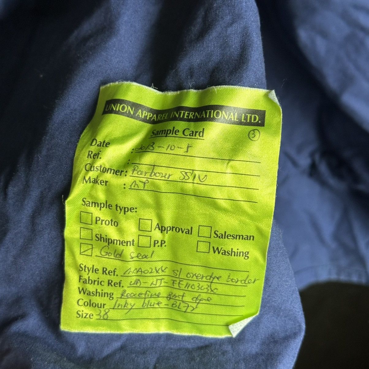 Barbour Barbour 100% Cotton Blue Jacket Size XS / US 0-2 / IT 36-38 - 14 Thumbnail