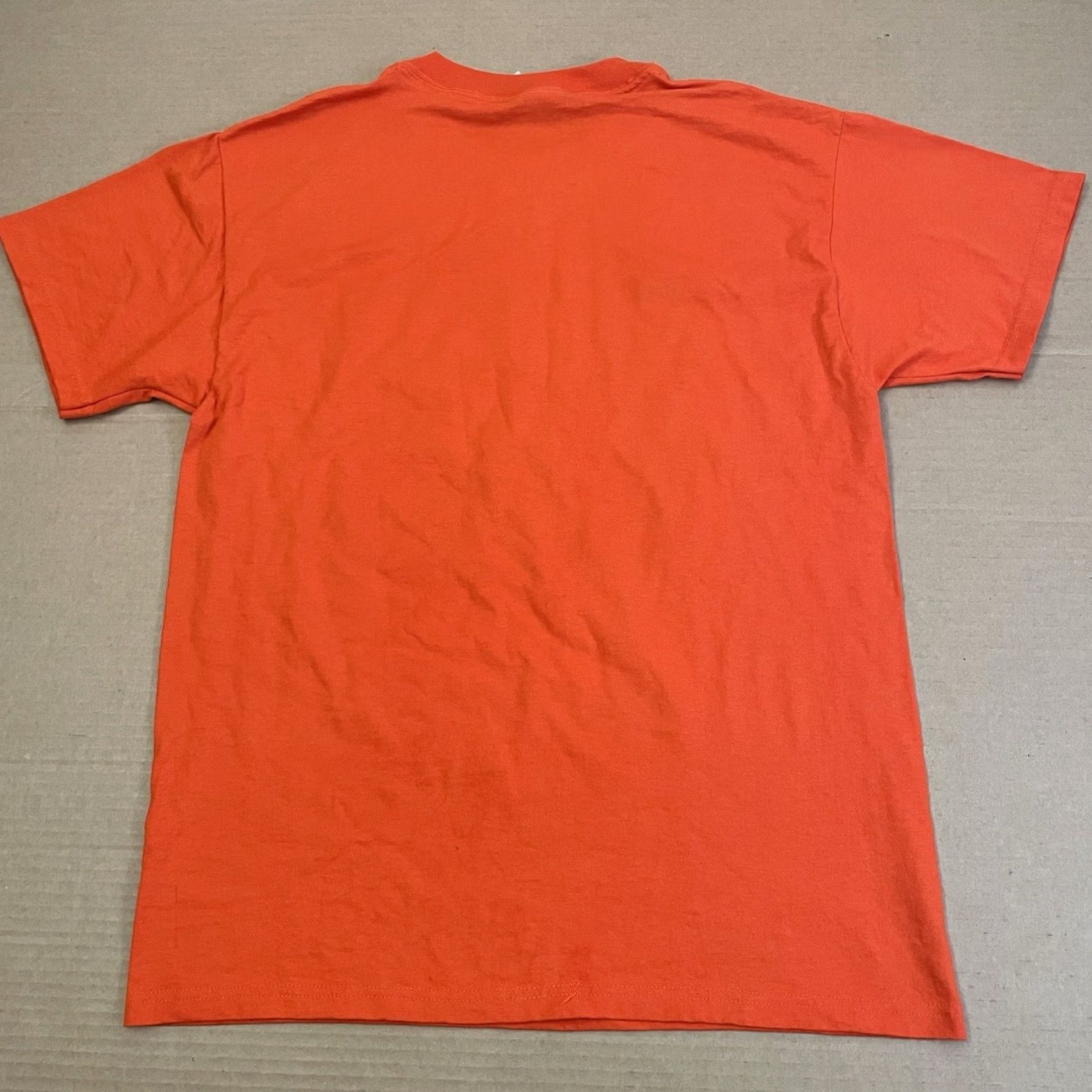 Fruit Of The Loom VINTAGE Nike Shirt Mens Adult Large Orange Inspiration Tower 90s Y2K Branson Missouri 90s USA Football Fanwear T-Shirt Size US L / EU 52-54 / 3 - 4 Thumbnail