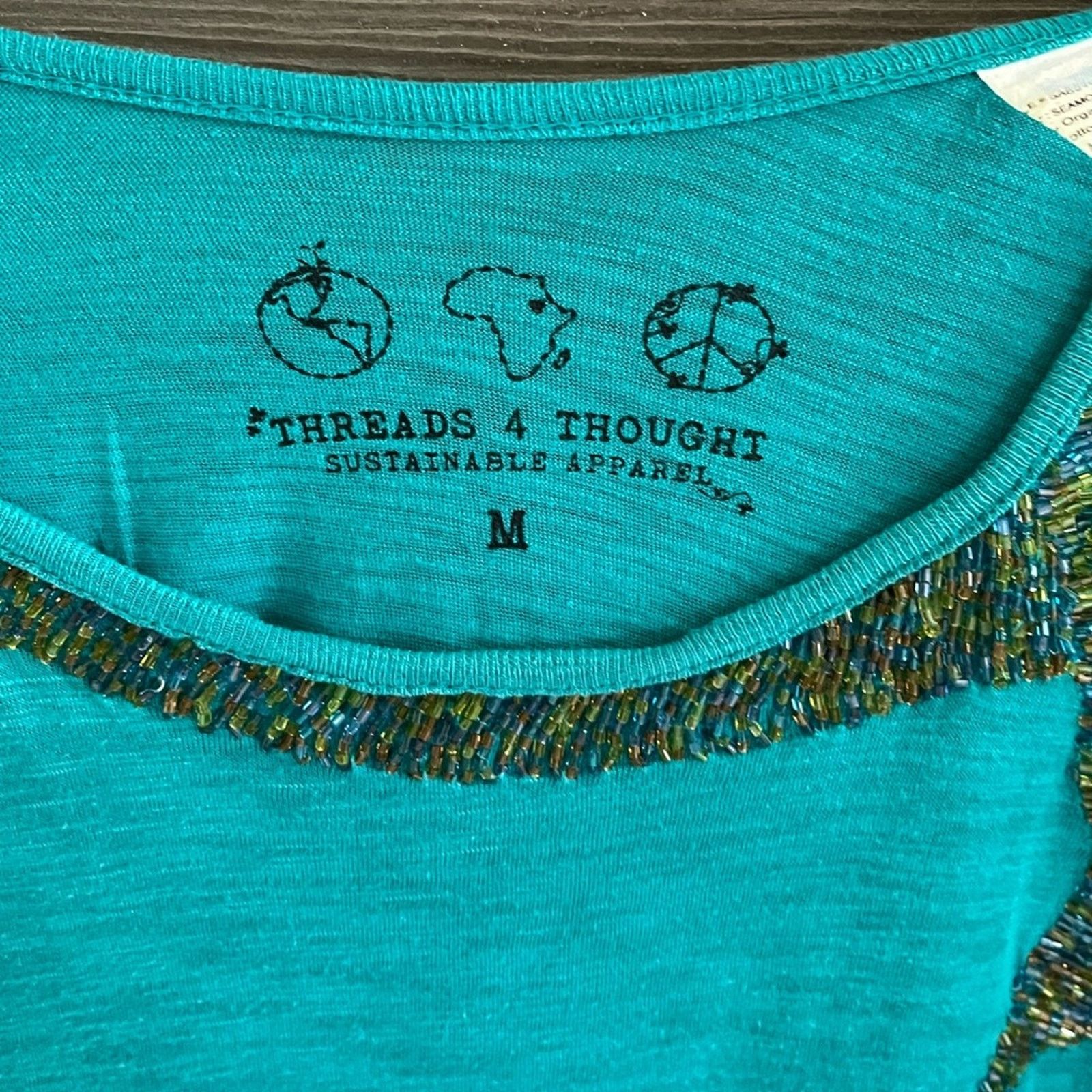 Threads 4 Thought Threads 4 Thought beaded neckline tank top size M Size M / US 6-8 / IT 42-44 - 4 Thumbnail