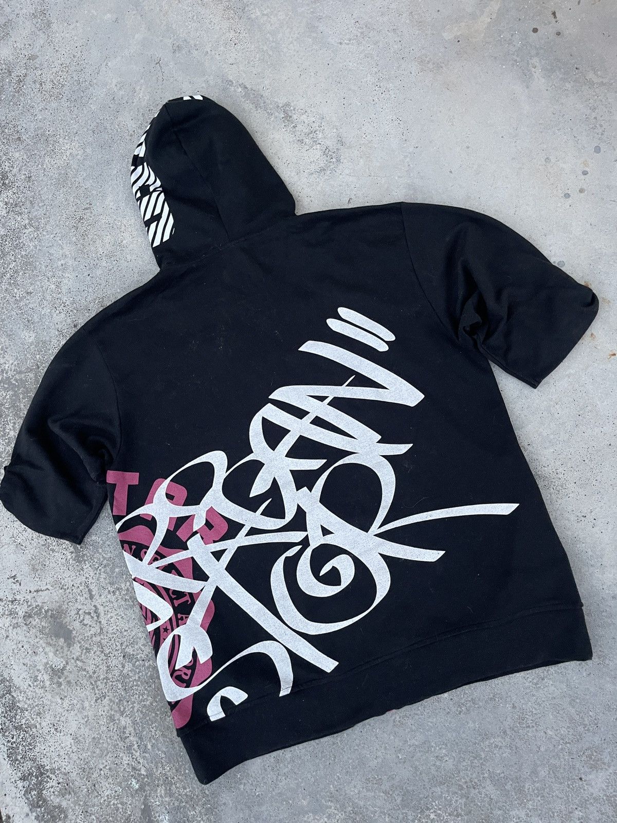 14th Addiction × Hysteric Glamour × If Six Was Nine Sorridere Full Poem Zip Up Hoodie Short Sleeve Size US L / EU 52-54 / 3 - 4 Thumbnail
