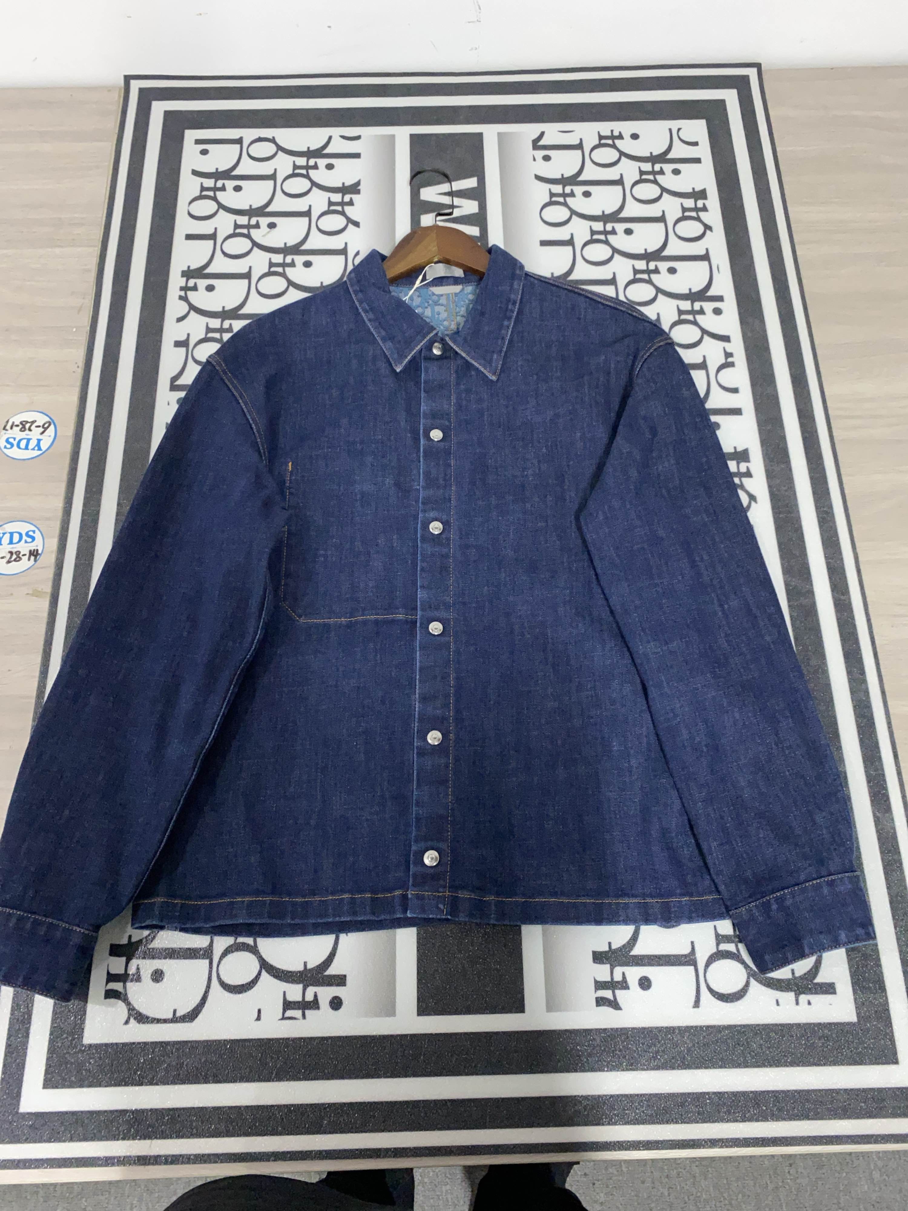 Dior Dior Oblique Denim Shirt Size 50 Size US M / EU 48-50 / 2 - 1 Thumbnail