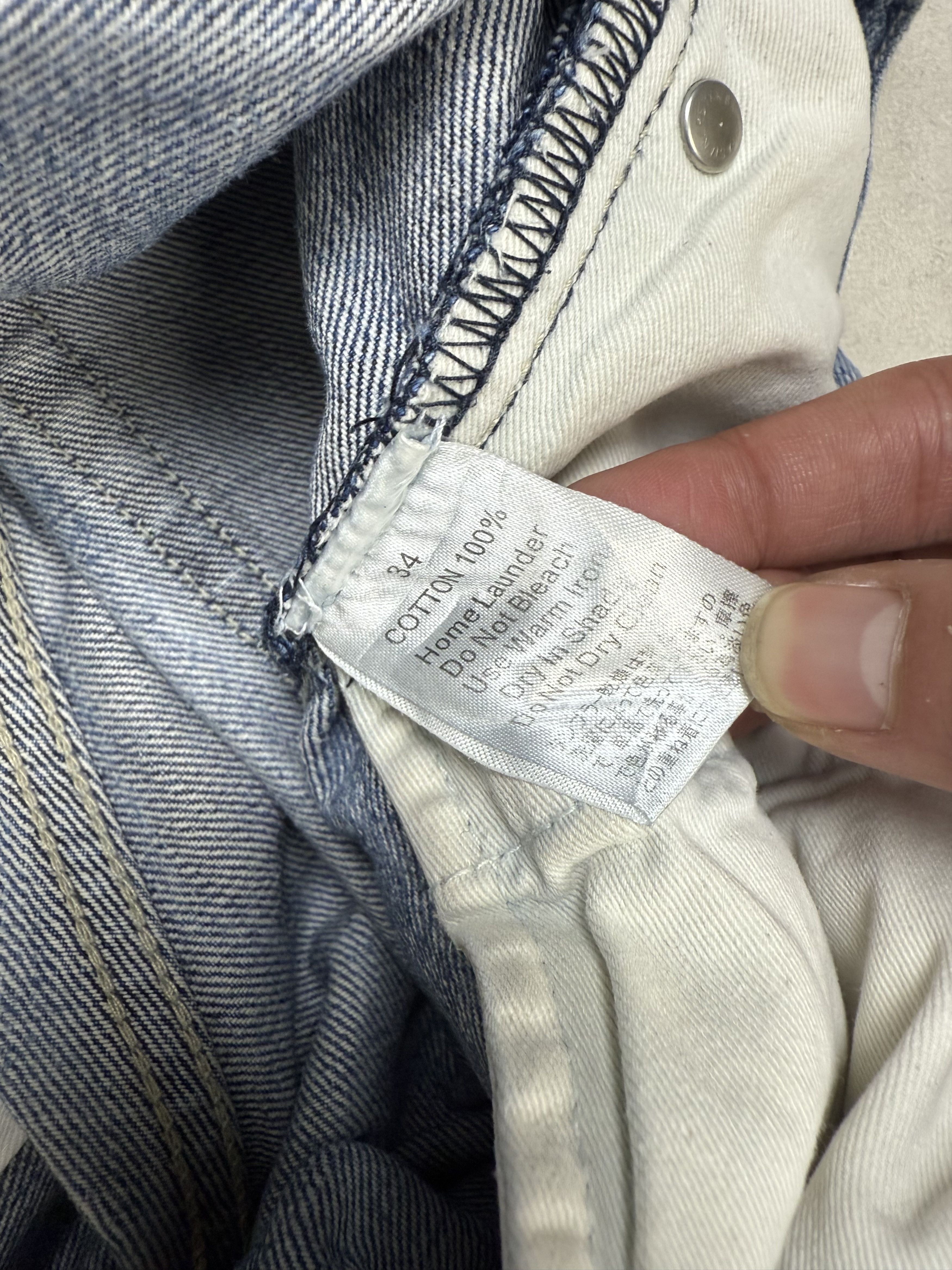 Stussy Vintage Stussy Distressed Denim Jeans Spell Out Size US 34 / EU 50 - 8 Thumbnail