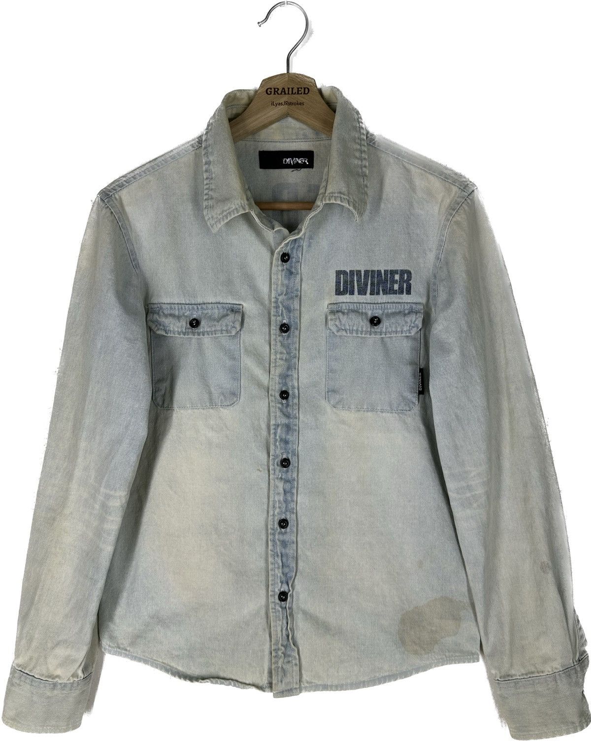 Japanese Brand Vintage 90's Diviner Japan Mad Brute Factory Long Sleeve Size US M / EU 48-50 / 2 - 2 Thumbnail