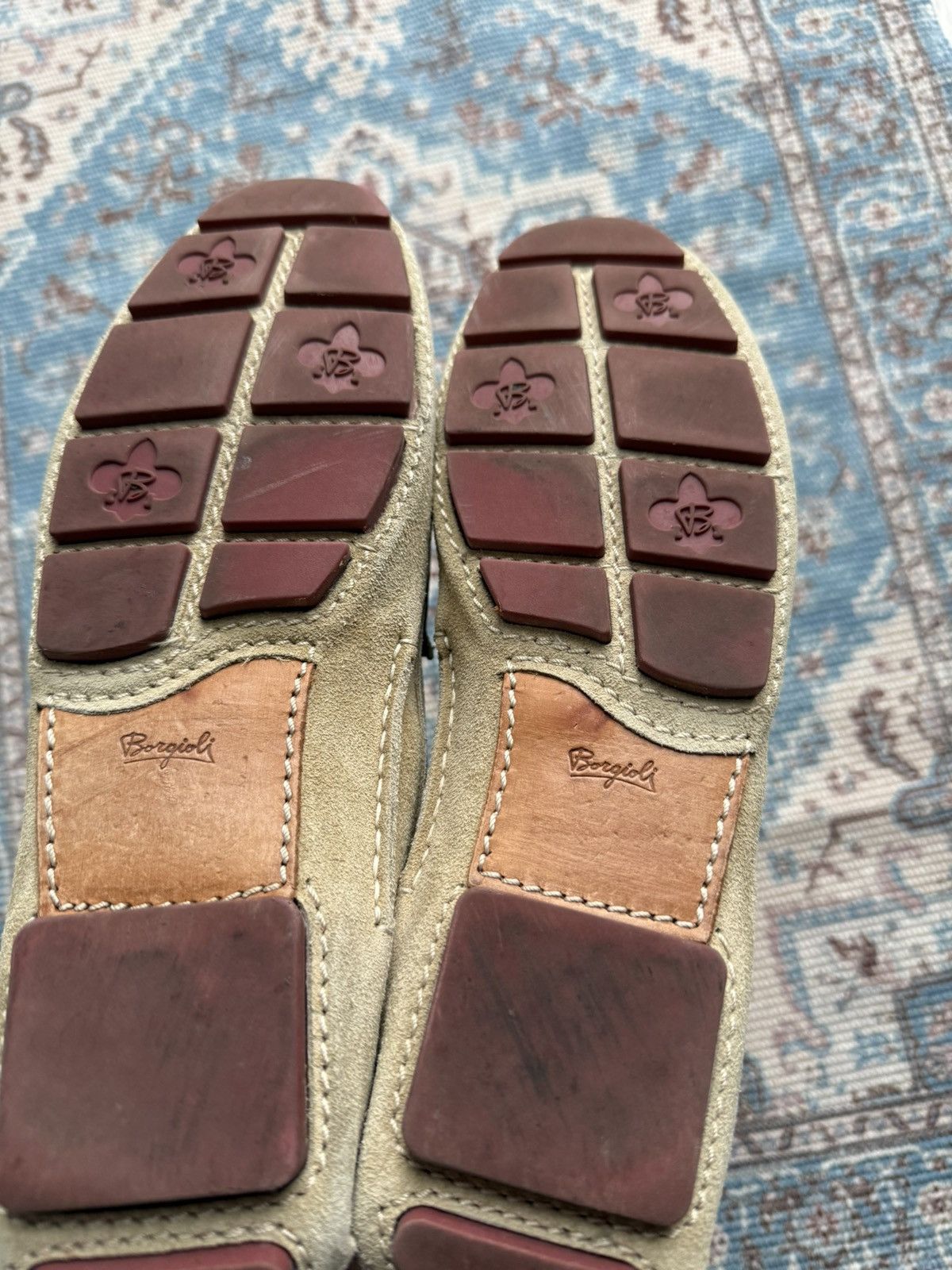 Other Fratelli Borgioli Suede Loafers Shoes Size 40,5 Size US 7.5 / EU 40-41 - 7 Thumbnail