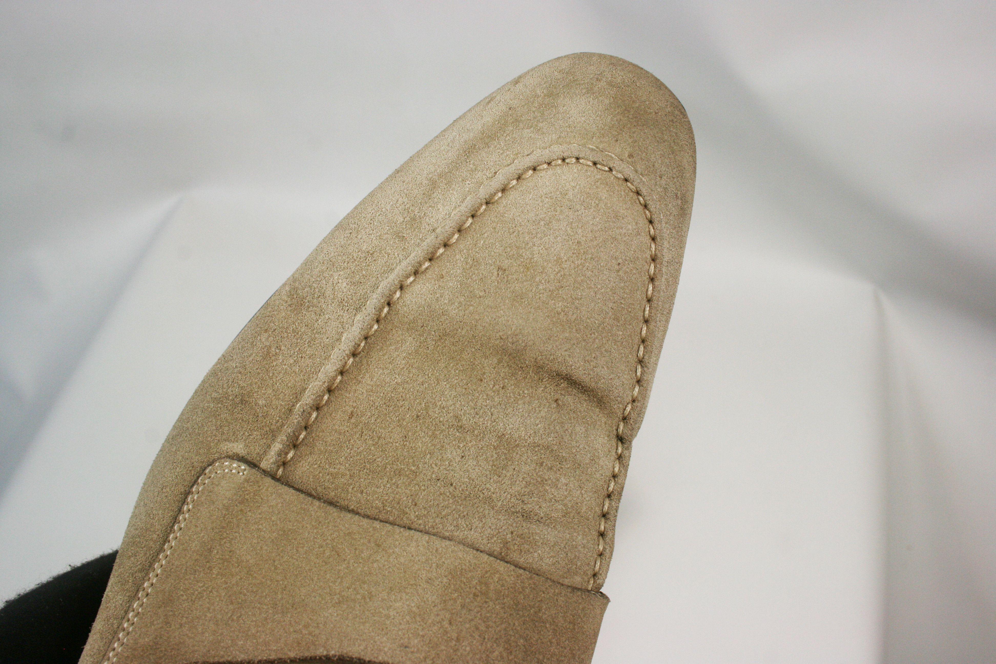 Santoni Carlo Suede Loafers Size US 11 / EU 44 - 10 Thumbnail