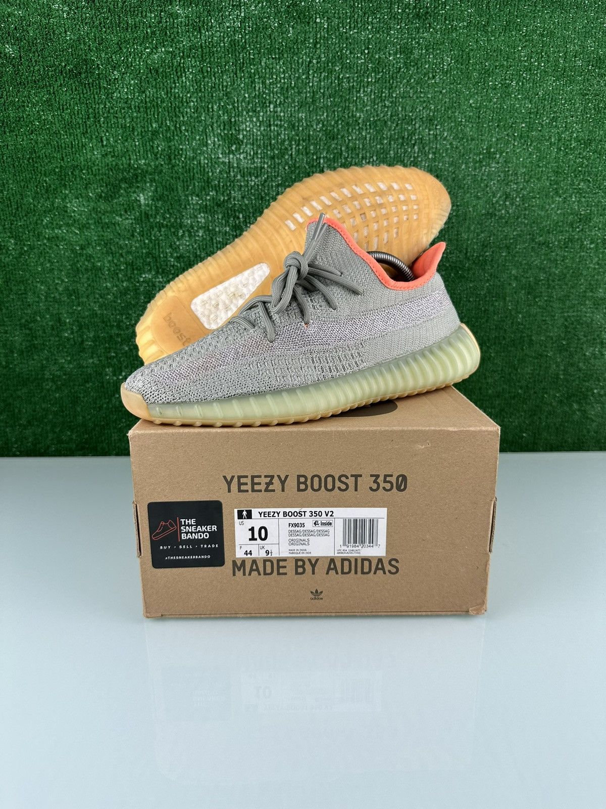 Yeezy adidas Yeezy Boost 350 V2 Desert Sage Size 10 Size US 10 / EU 43 - 1 Thumbnail