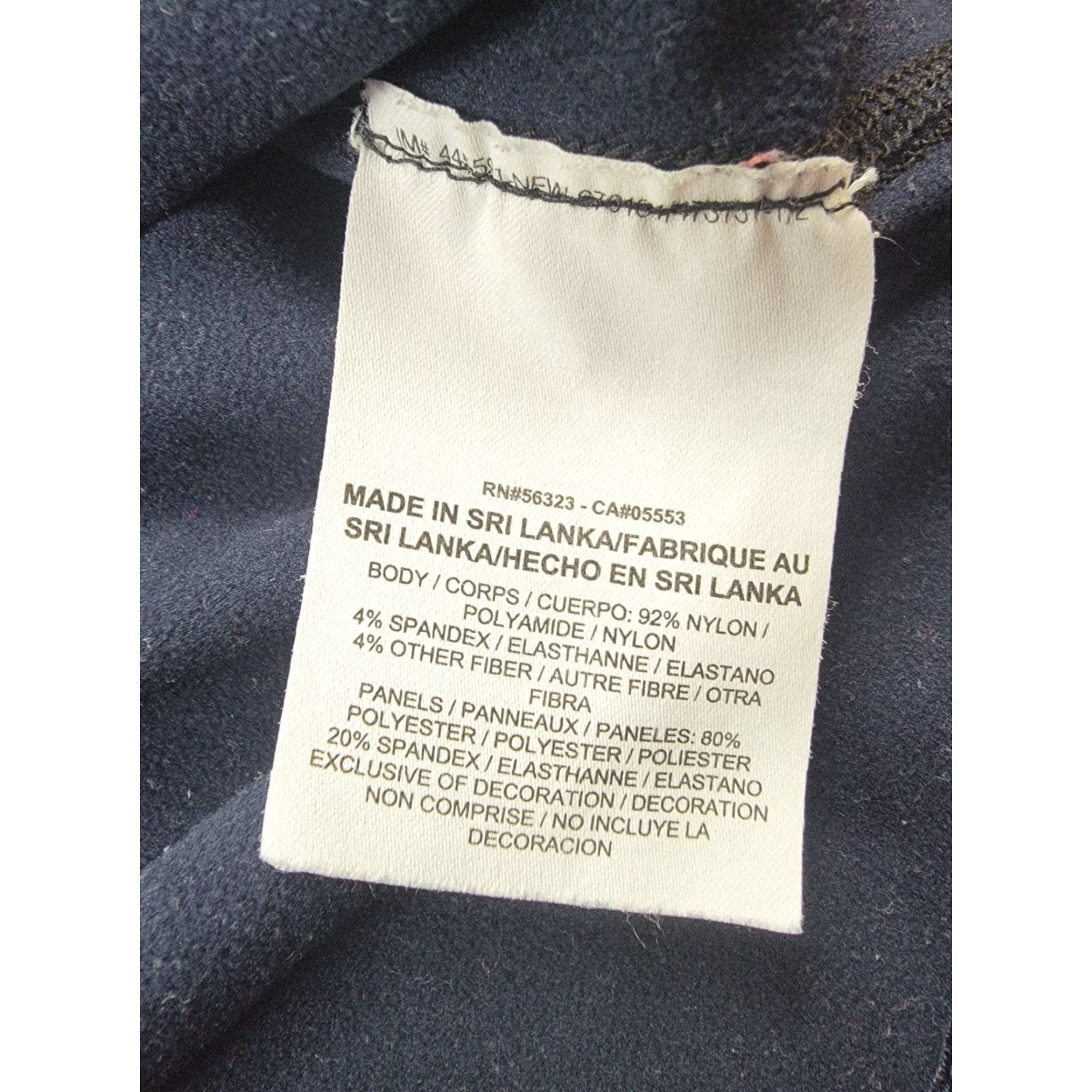 Nike Nike Dri-Fit Shirt Womens Large Blue Black Glitter Long Sleeve Pullover Lined Size L / US 10 / IT 46 - 5 Thumbnail