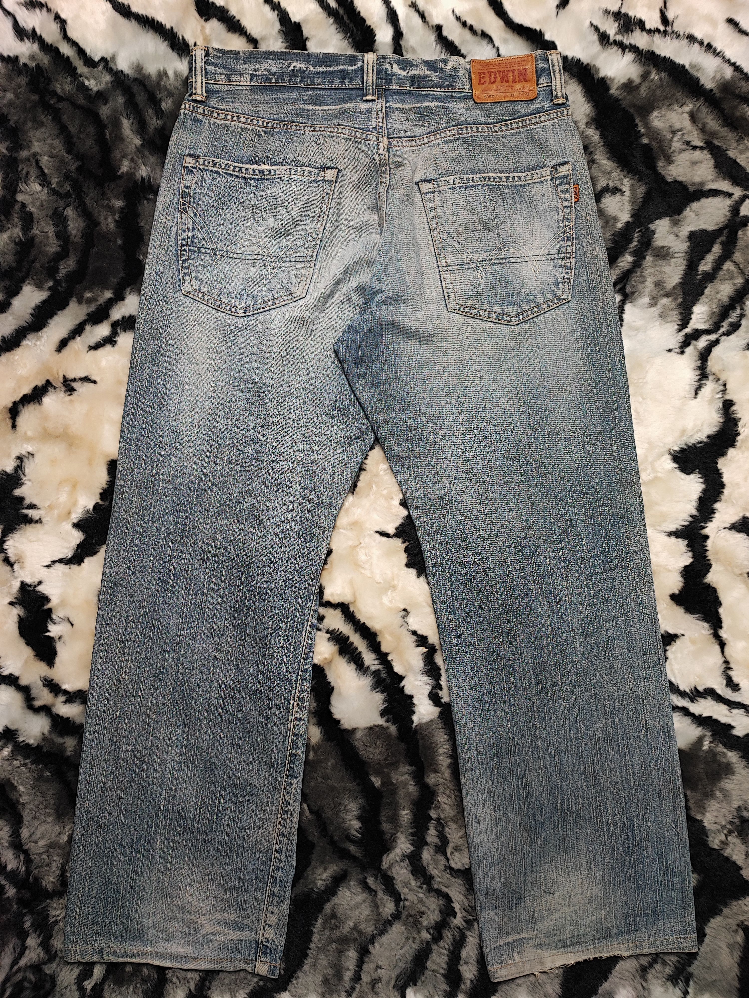 Edwin × Japanese Brand Edwin Jeans Selvedge 505Z Redline Size US 33 - 11 Thumbnail