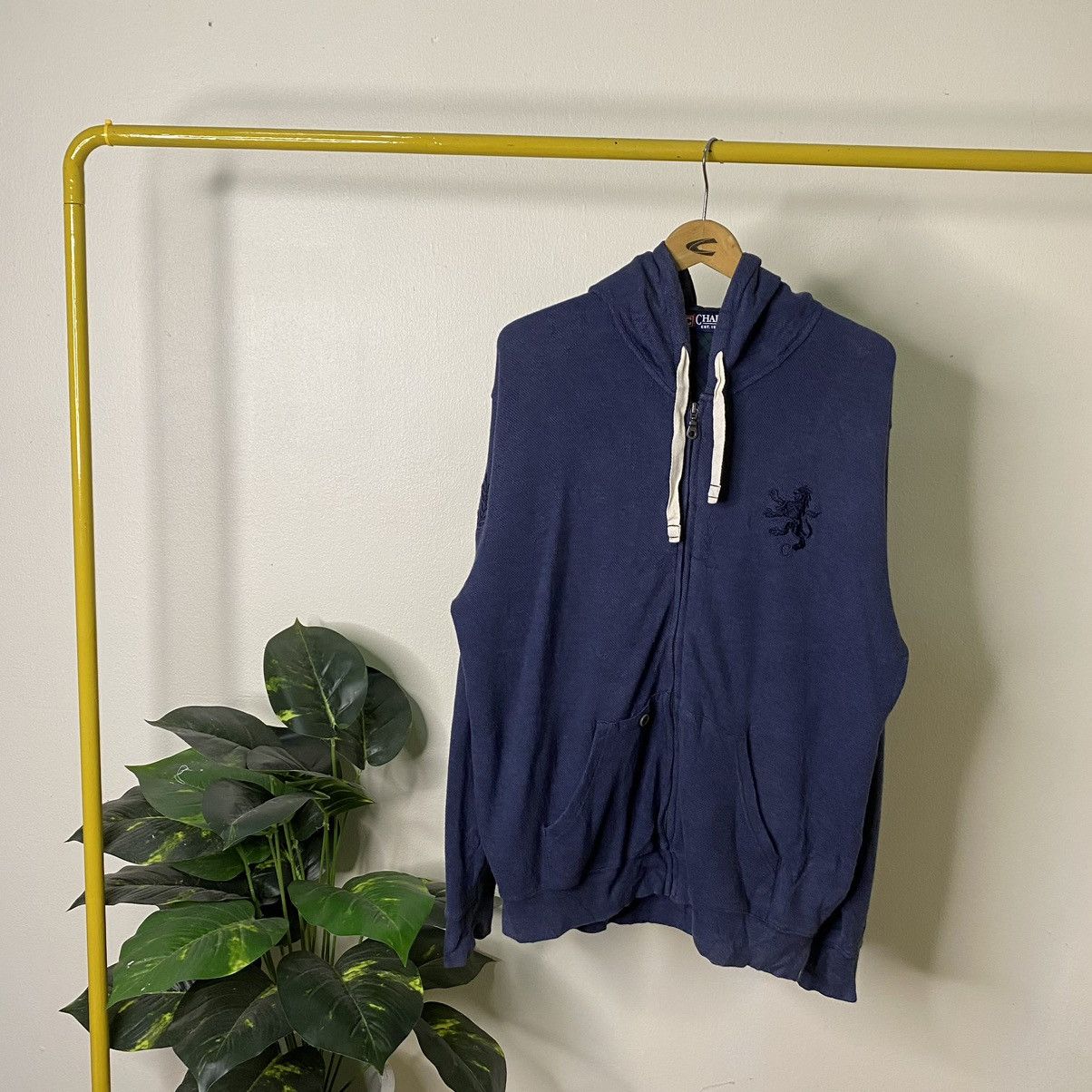 Chaps Ralph Lauren Chaps Zip Up Hoodie Minimalist Design Size US L / EU 52-54 / 3 - 1 Thumbnail