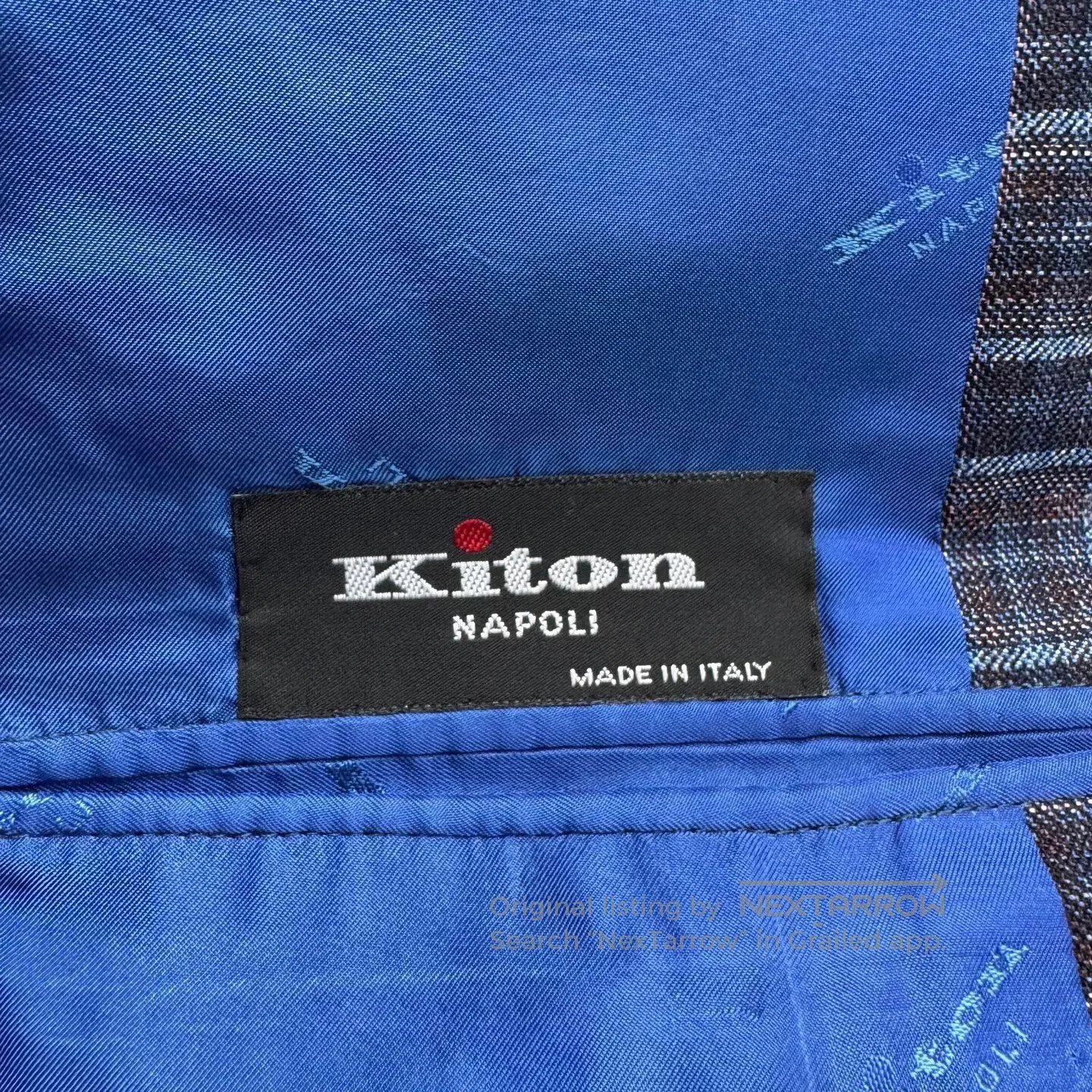 Kiton plaid wool blazer by Kiton. Size US M / EU 48-50 / 2 - 3 Thumbnail