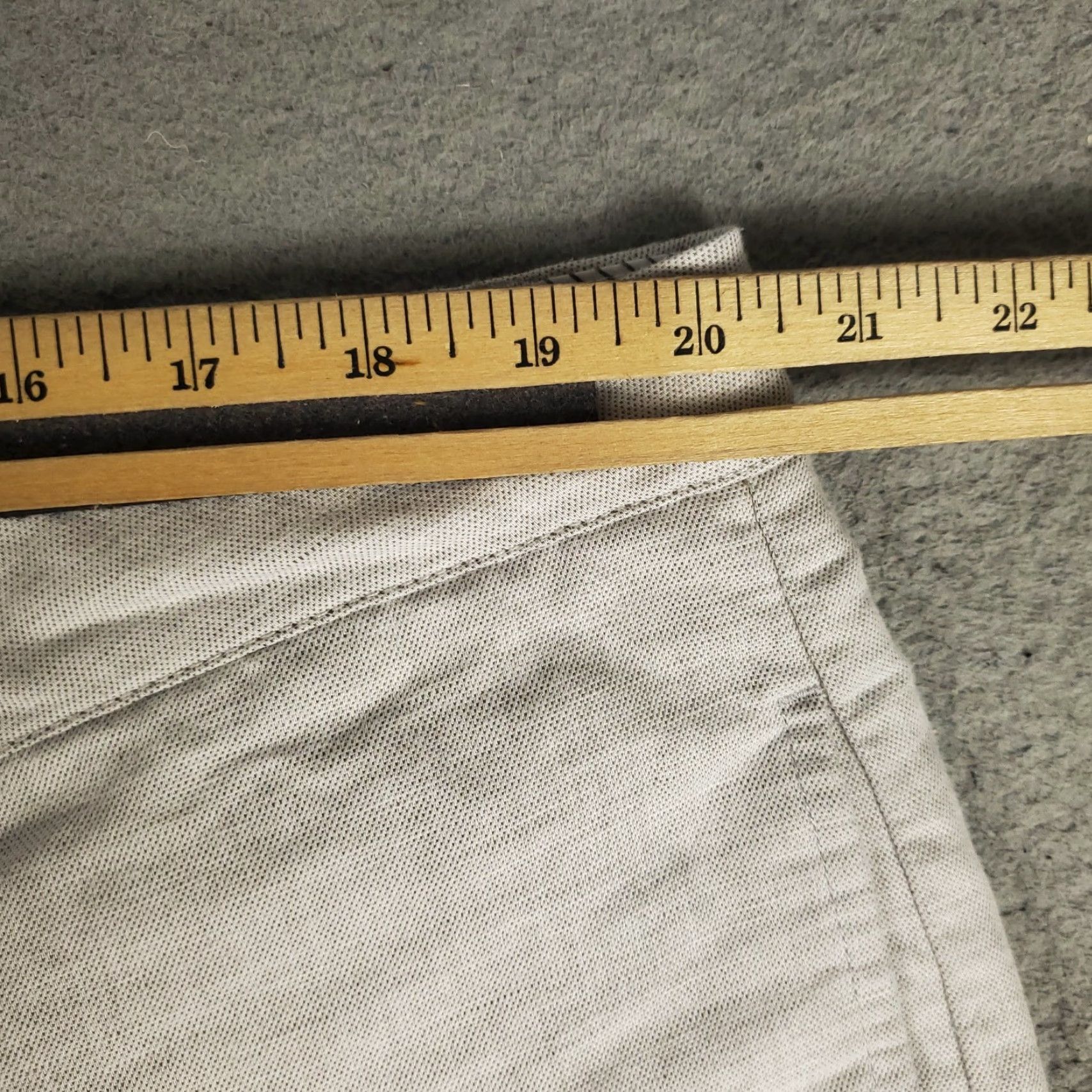 UNTUCKit UNTUCKit Mens Shorts Flat Front Chino Beige Cotton Linen Size 40 Regular Zip Pockets Mids? Size US 40 / EU 56 - 4 Thumbnail