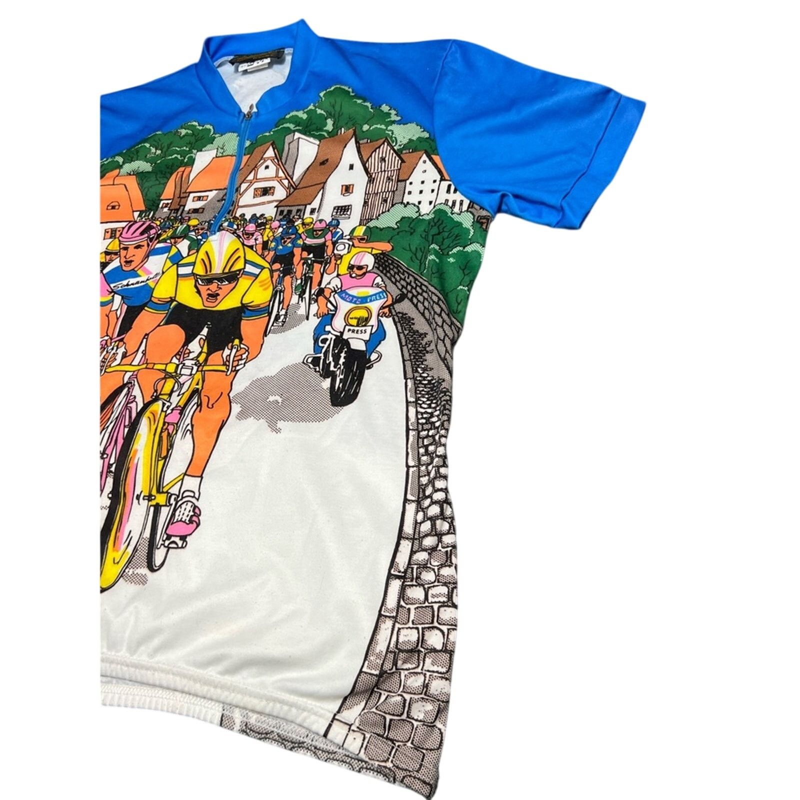 Other Vintage Aero Tech Schnaubelt Cycling Jersey XL Race Rare! Size US XL / EU 56 / 4 - 4 Thumbnail