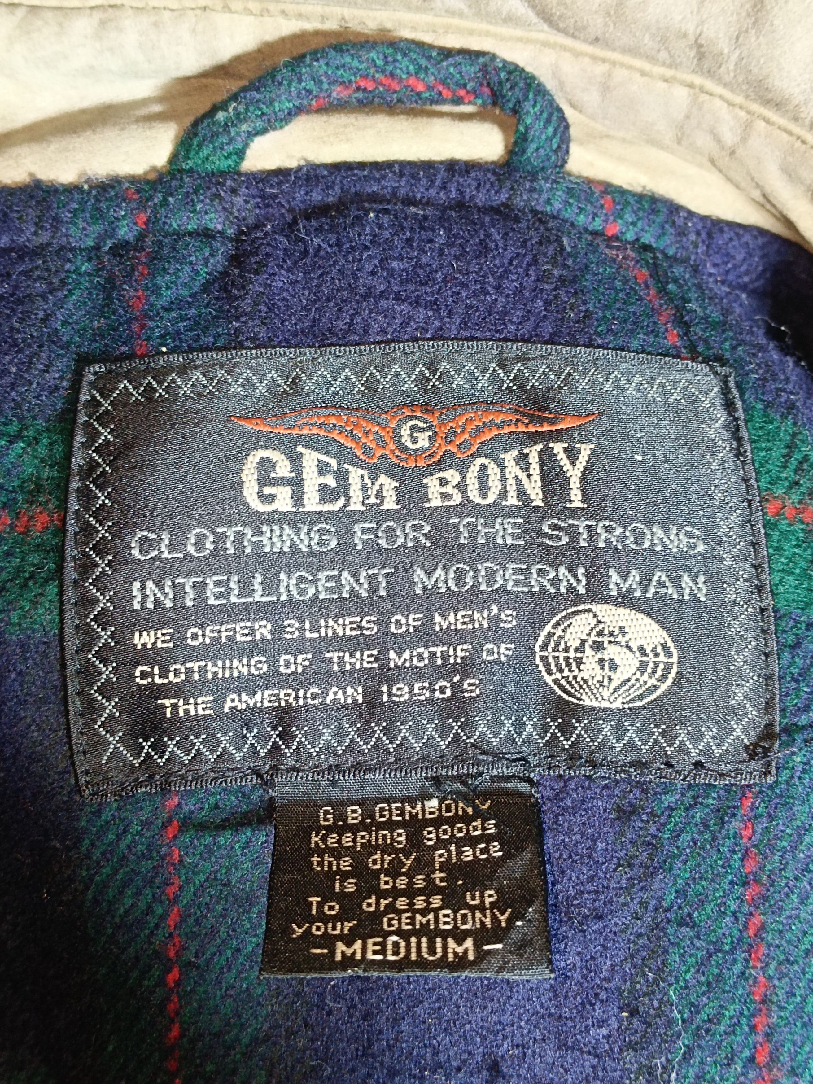 Vintage Vintage 50s American Style Bomber Jacket by Gembony Size US M / EU 48-50 / 2 - 8 Thumbnail