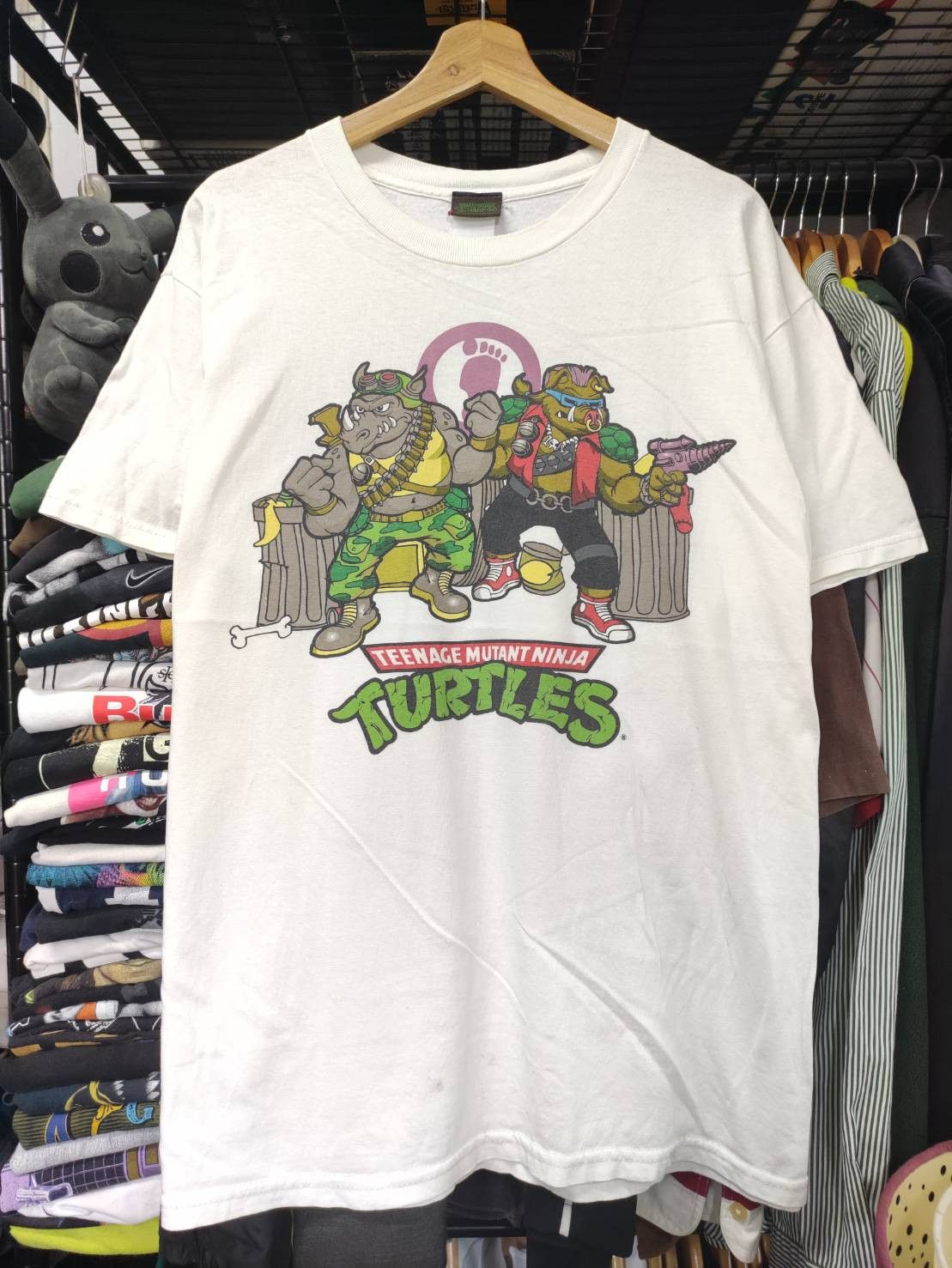Vintage Set x 2 Vtg 00's Teenage Mutant Ninja Turtles TMNT T-Shirt Size US L / EU 52-54 / 3 - 11 Thumbnail