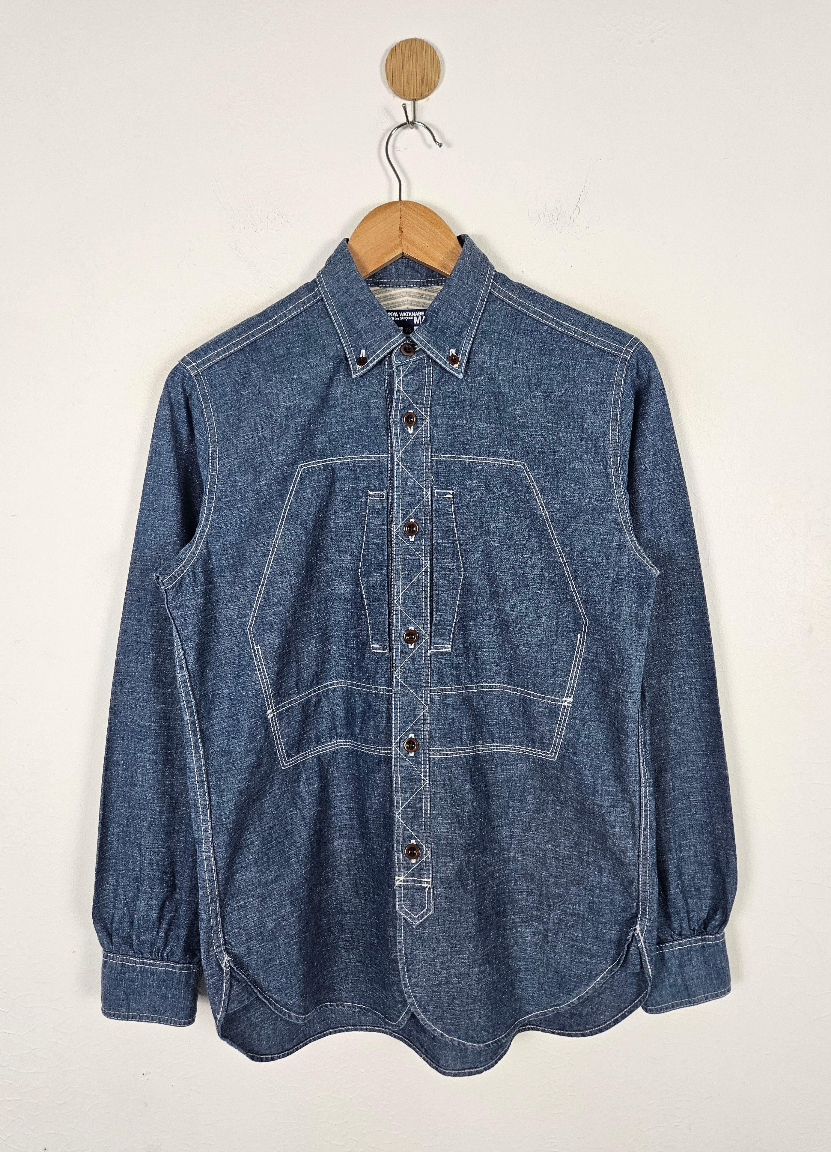 Comme des Garcons Junya Watanabe Comme des Garcons AD2013 Denim Jacket Size US XS / EU 42 / 0 - 1 Thumbnail