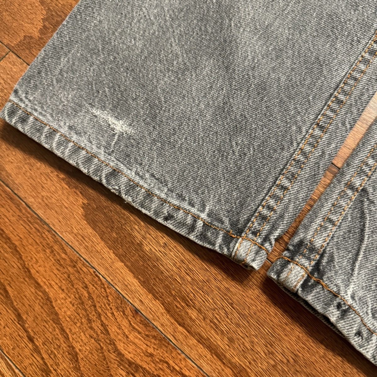 Levi's Levi’s 501 0632 Gray/Black Denim Pants W34 Size US 34 / EU 50 - 7 Thumbnail