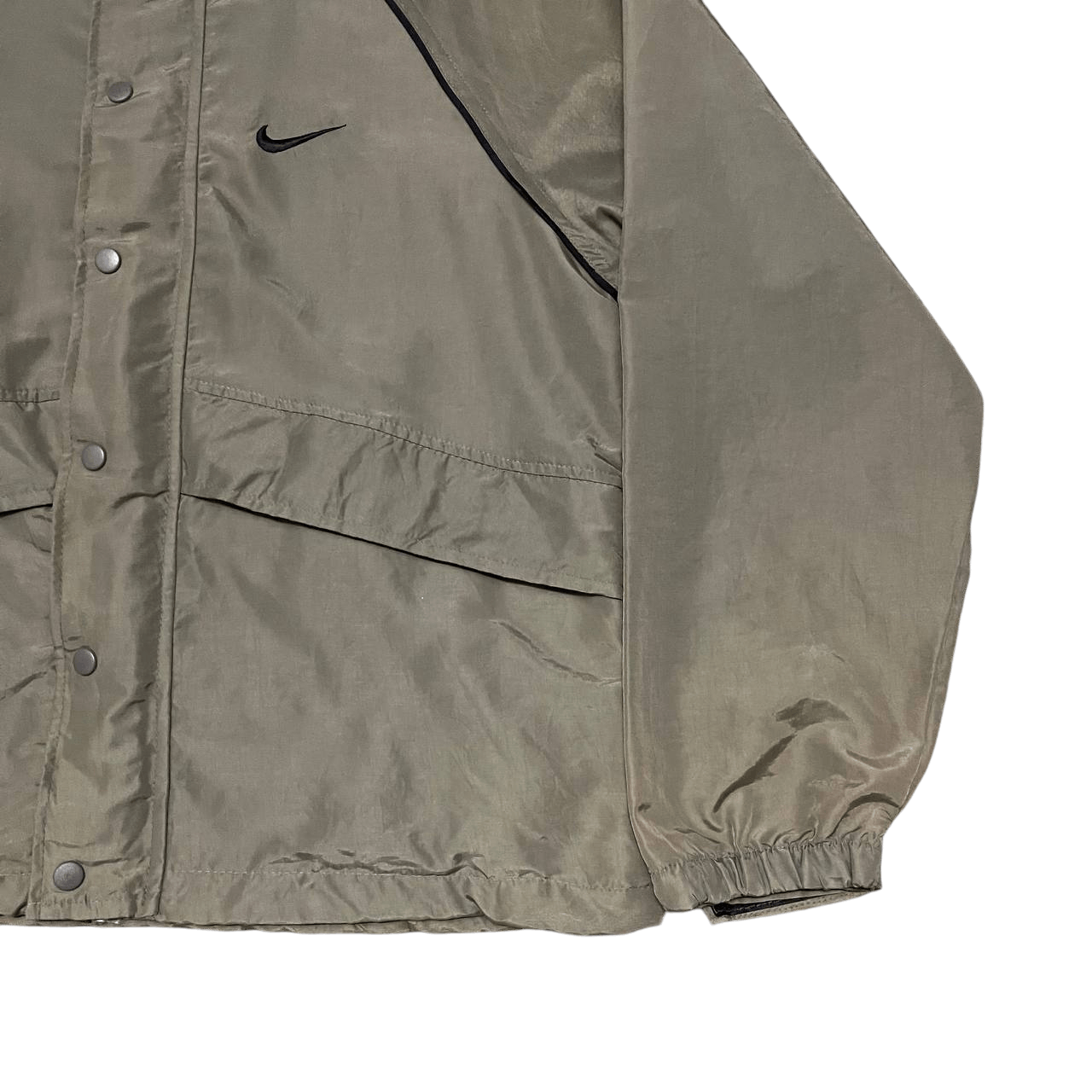 Nike Vintage Nike Golf Mini Swoosh Nylon Zipper Jacket Size US L / EU 52-54 / 3 - 4 Thumbnail