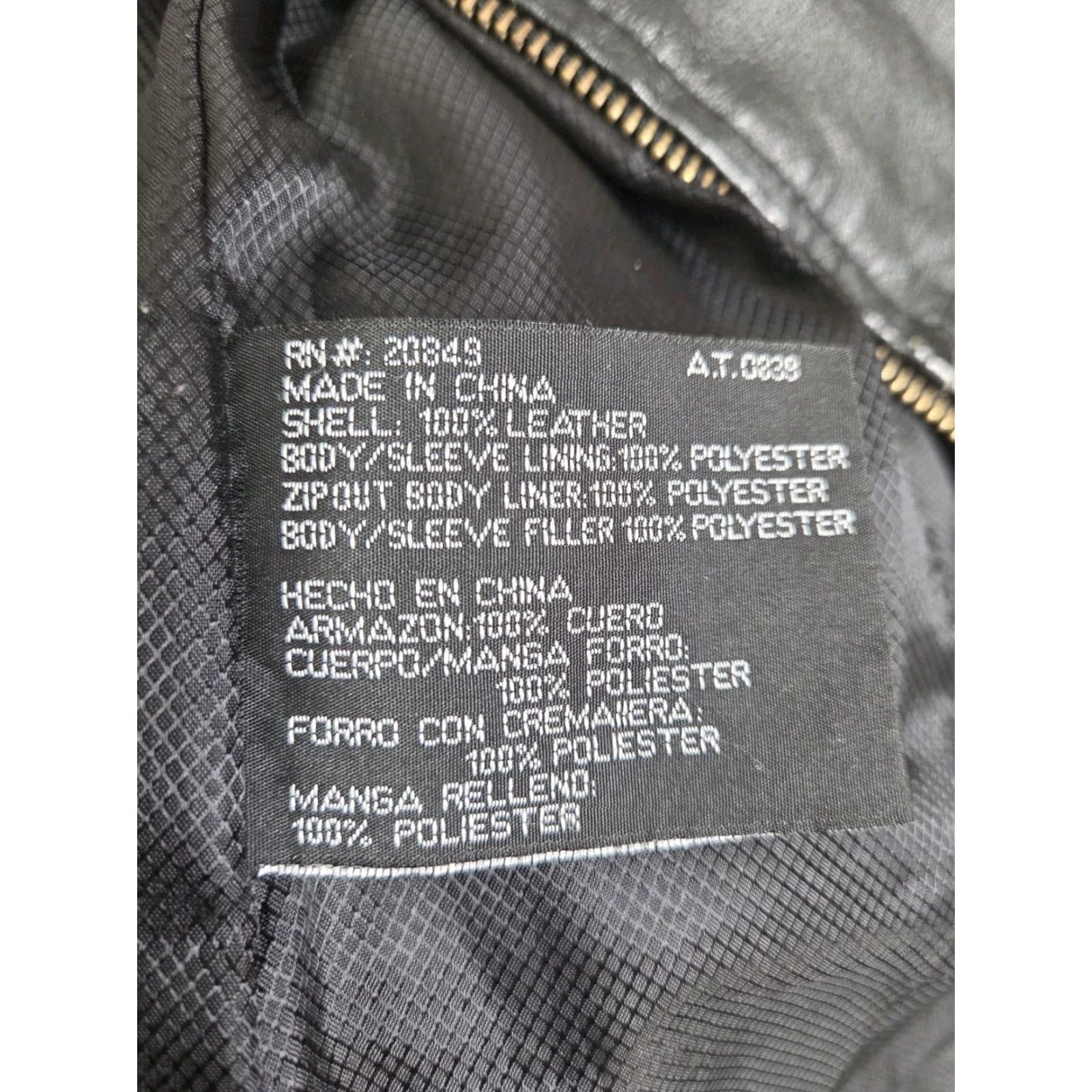 Vintage VINTAGE Womens XL Tall Black Leather Jacket Coat Collared Full Zip 90s Biker Classic Pockets Size XL / US 12-14 / IT 48-50 - 4 Thumbnail