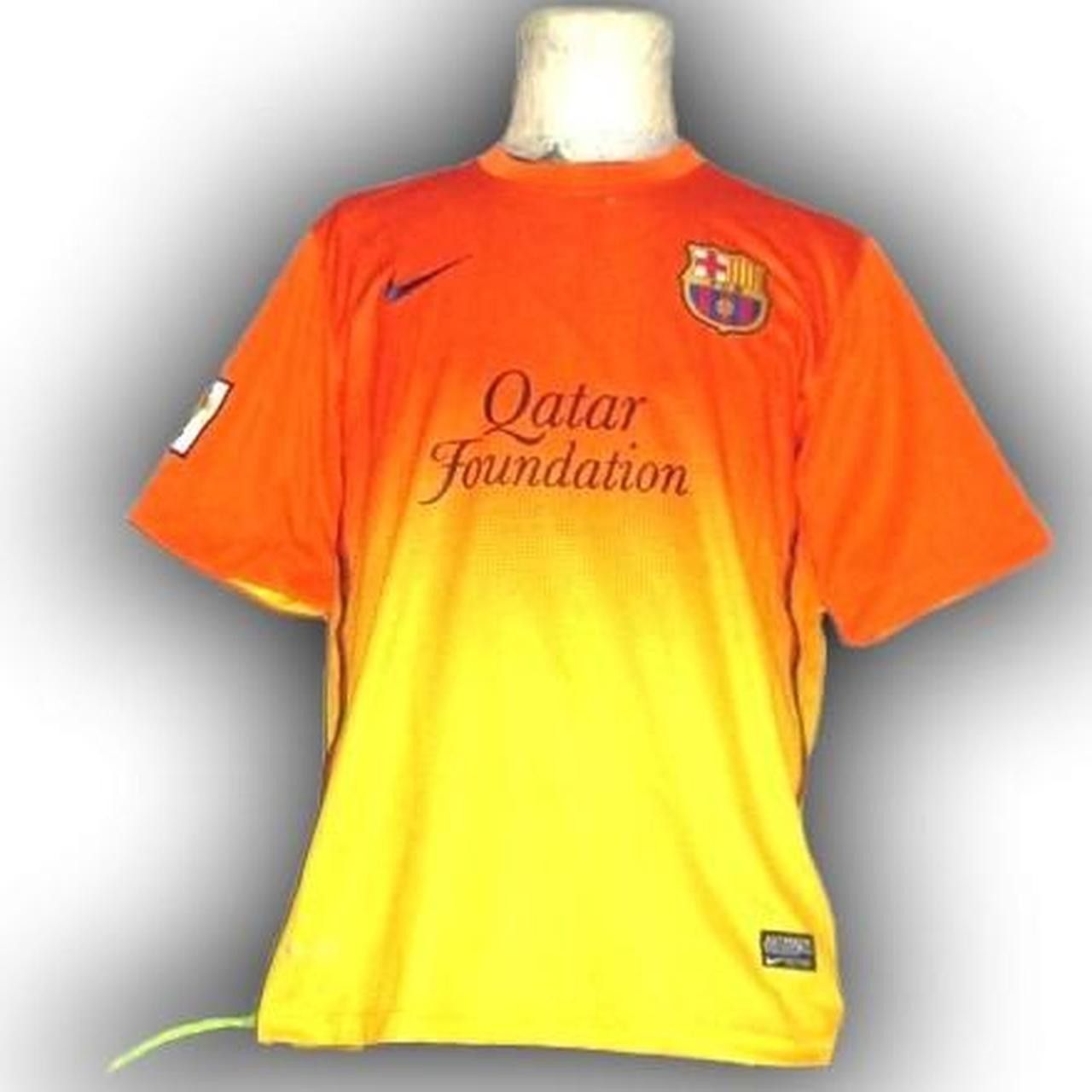 Nike Fc Barcelona Spain 2012 2013 Away Shirt Jersey fcb barca Size US XL / EU 56 / 4 - 2 Thumbnail