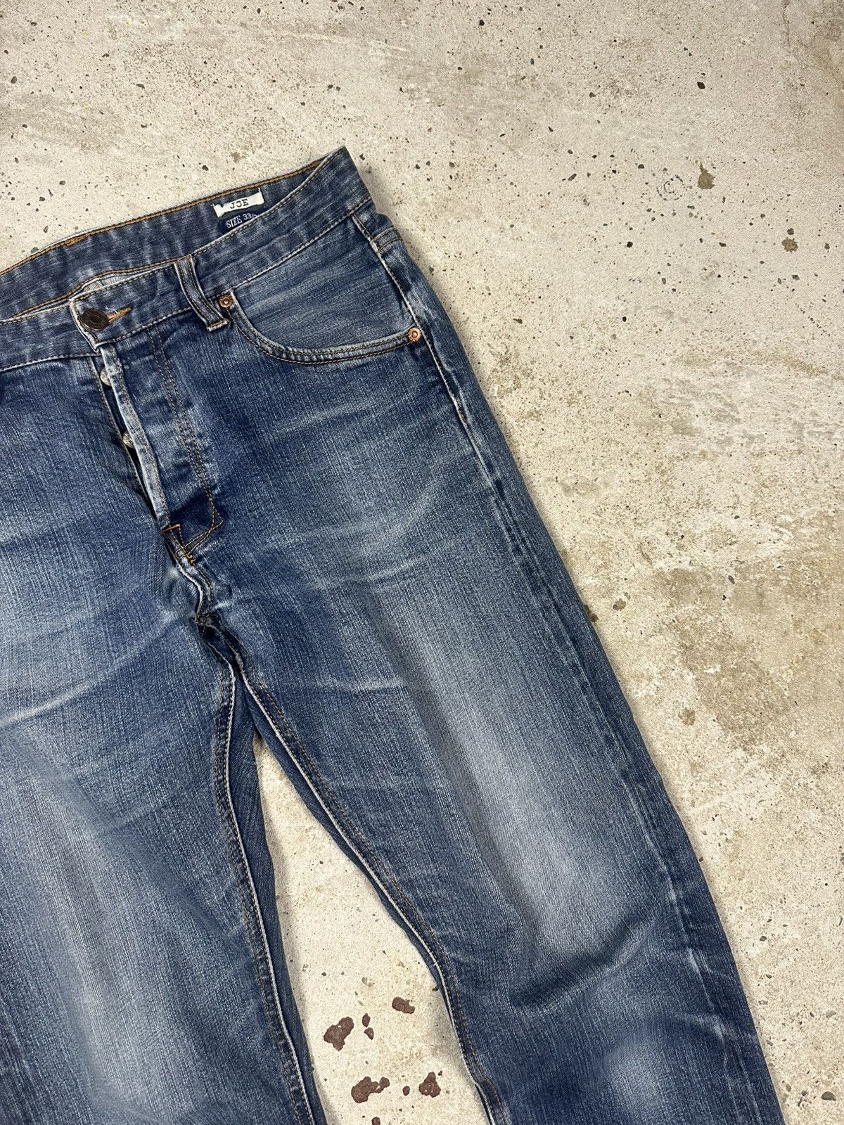Emmett × Japanese Brand × Vintage Vintage Y2K Emmett Selvedge Joe Indigo Denim Pants Jeans Size US 33 - 9 Thumbnail