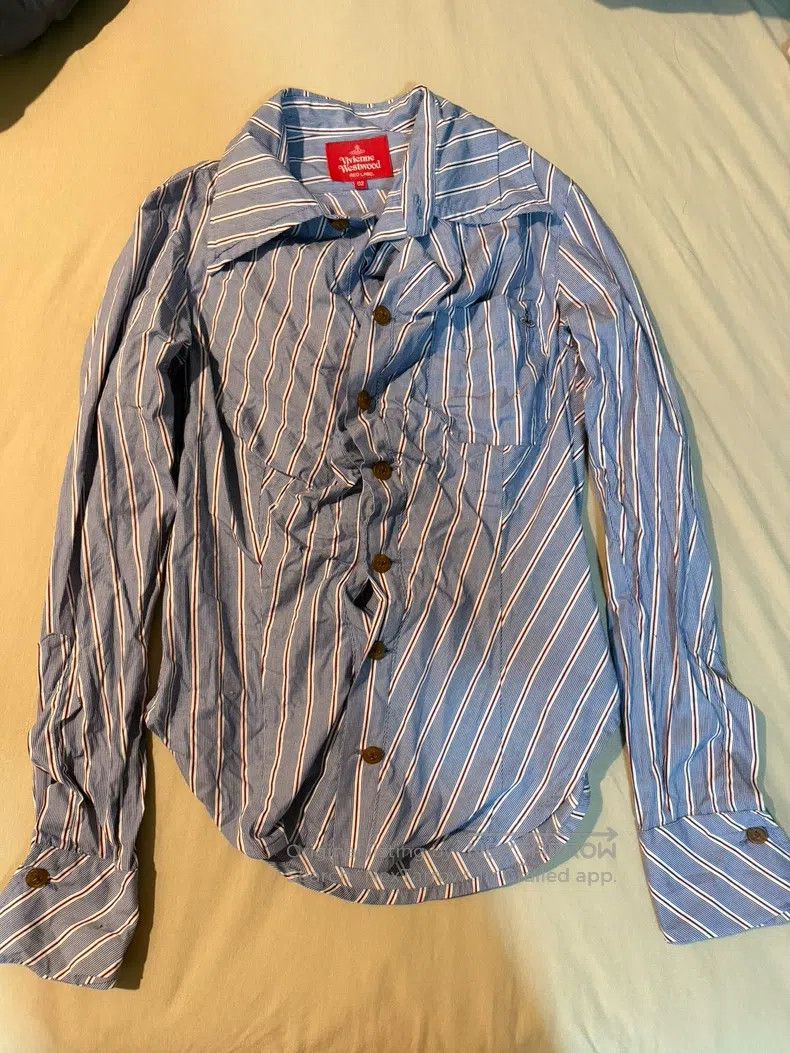 Vivienne Westwood Striped Deformed Shirt
