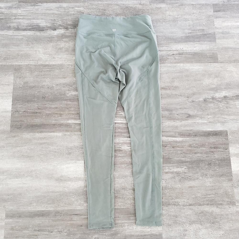 Forever 21 Olive Muted F21 High Waisted Athletic Legging Size 32" / US 10 / IT 46 - 2 Thumbnail