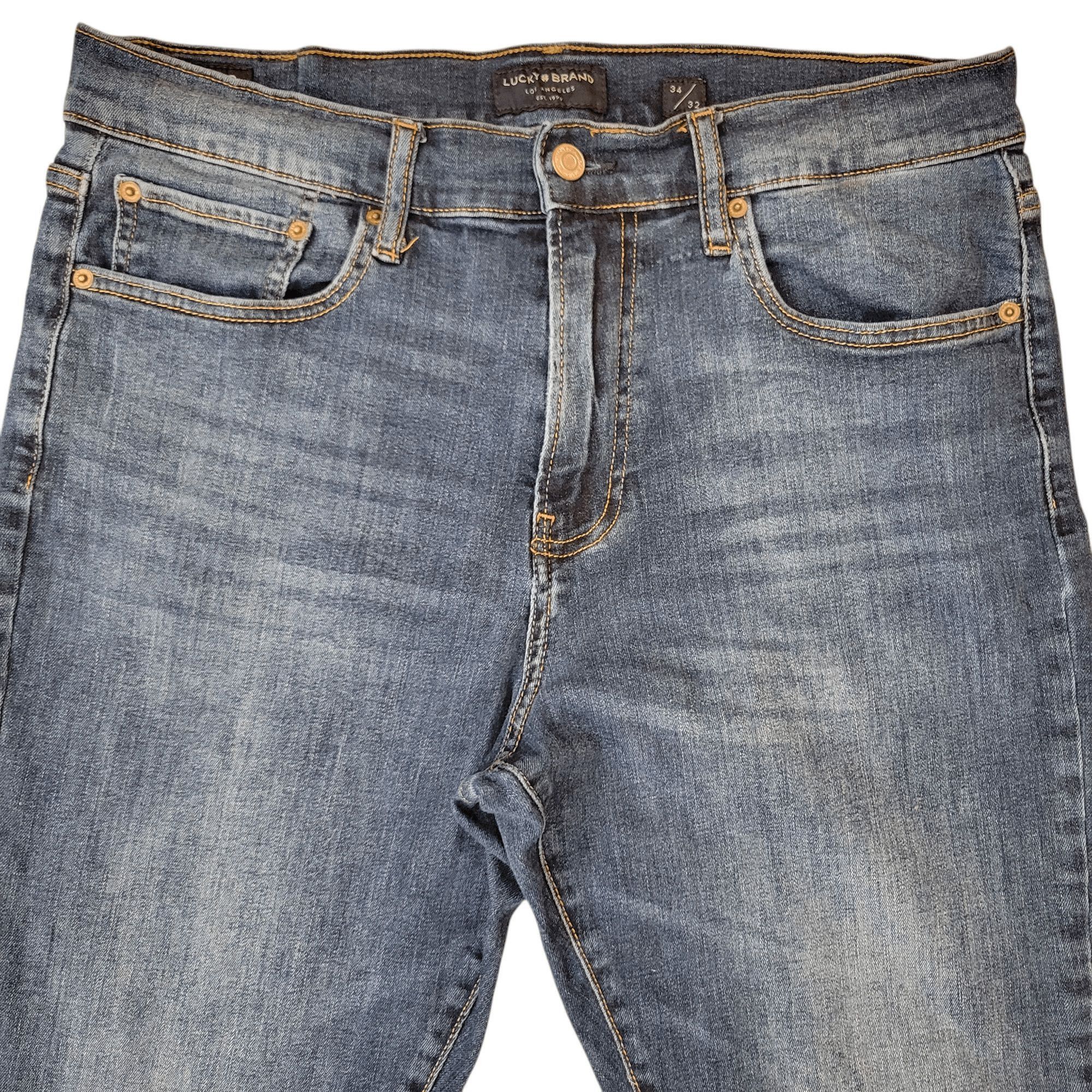 Lucky Brand Lucky Brand 410 Athletic Straight 410 Jeans Men's Size 34/32 Size US 34 / EU 50 - 5 Thumbnail