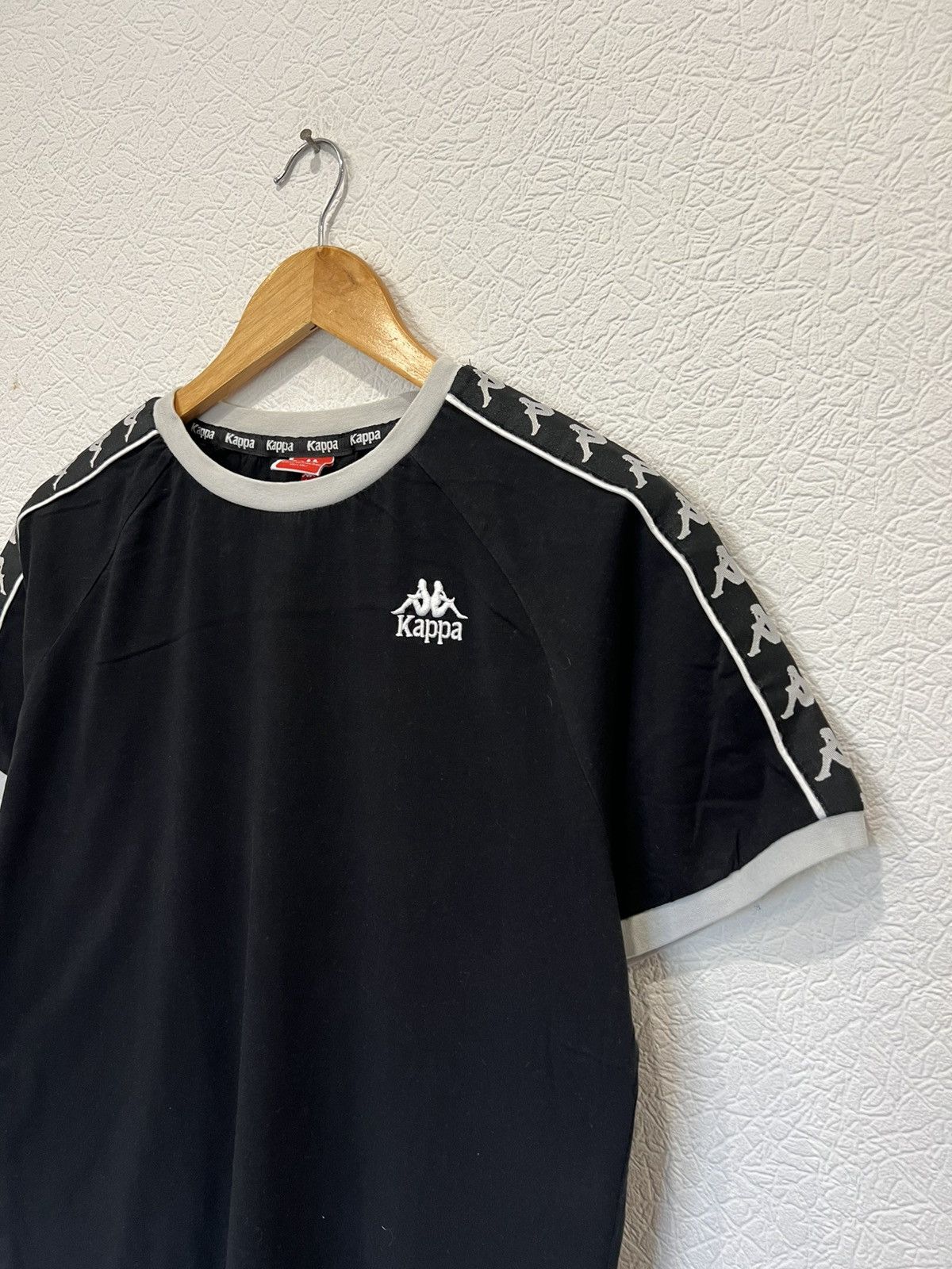 Kappa Kappa Basic Mens T Shirt Tee Black Size US S / EU 44-46 / 1 - 2 Thumbnail