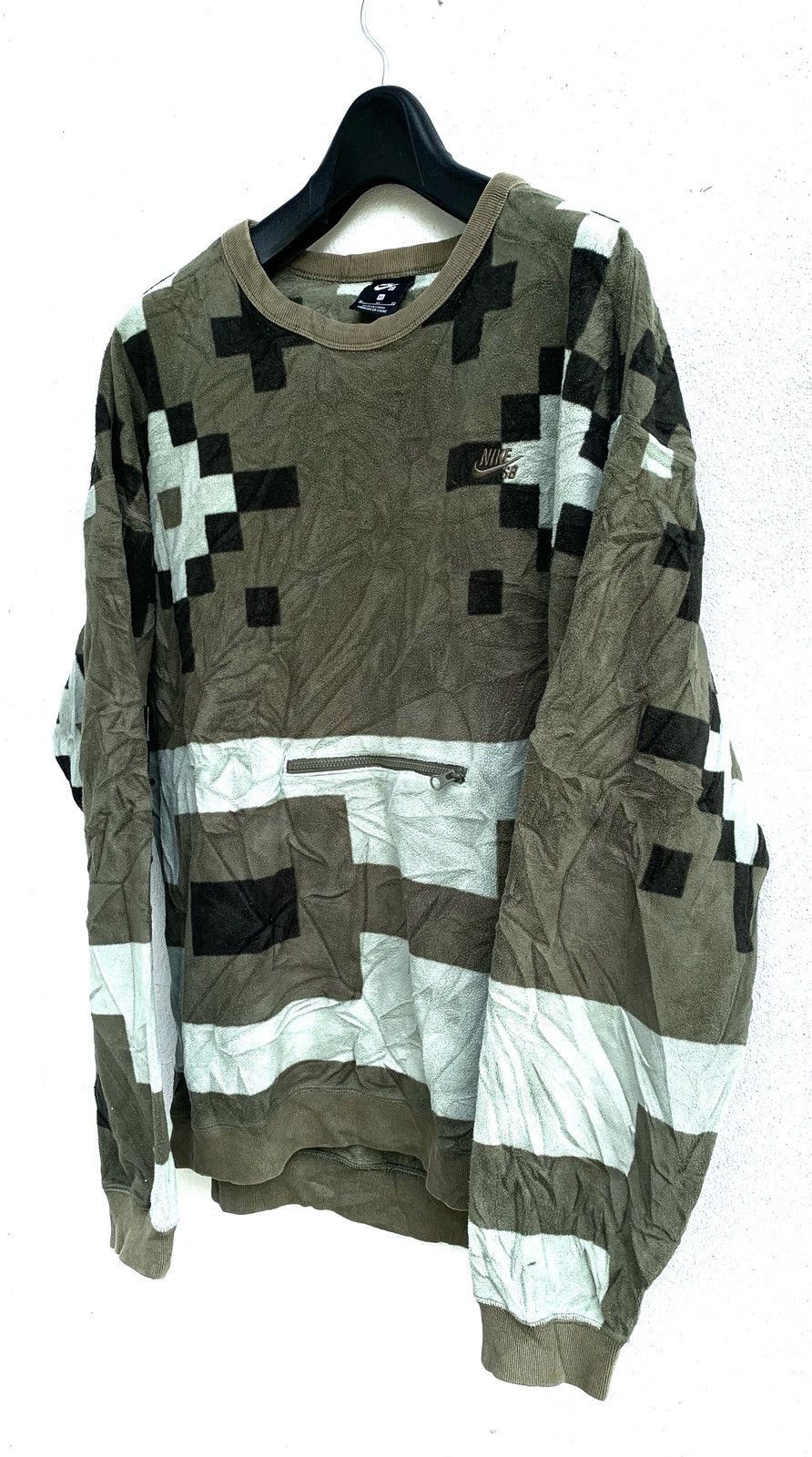 Nike SB Vintage NIKE SB Fleece Sweatshirt with single pocket Size US XL / EU 56 / 4 - 1 Thumbnail