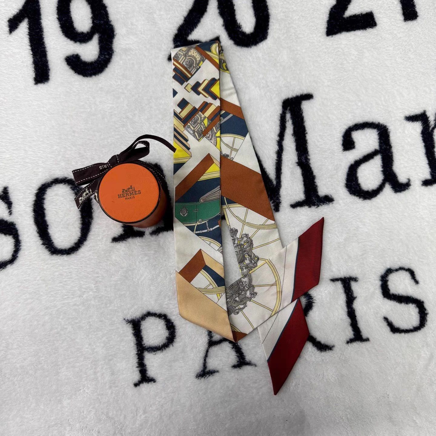 Hermes Hermès Twilly Scarf Q10 Size ONE SIZE - 3 Thumbnail