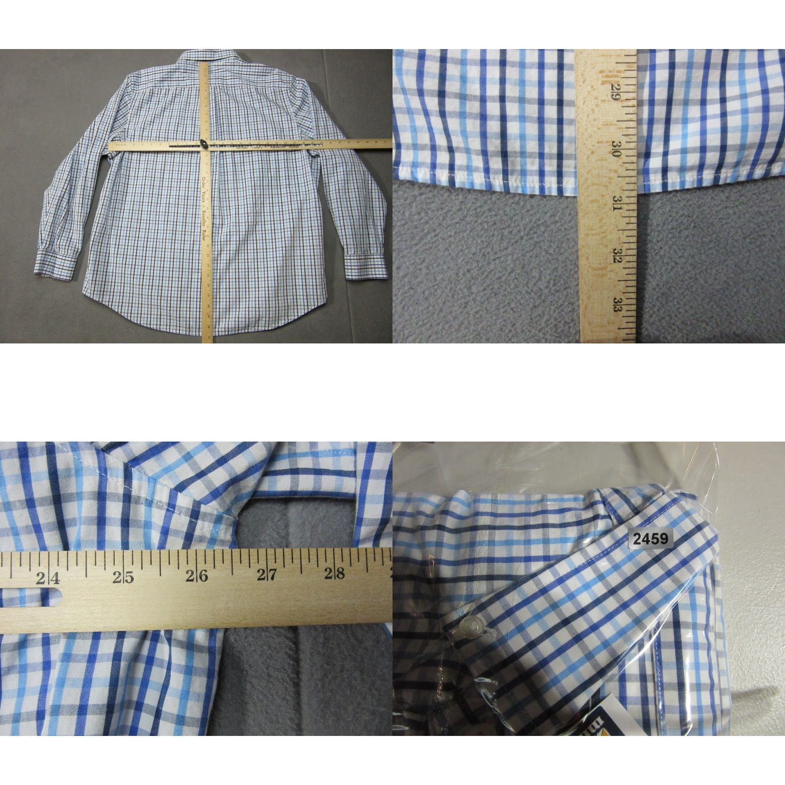Vineyard Vines Vineyard Vines Shirt Mens XL Blue Check Embroidered Whale Pocket Button Down Shirt Size US XL / EU 56 / 4 - 8 Thumbnail