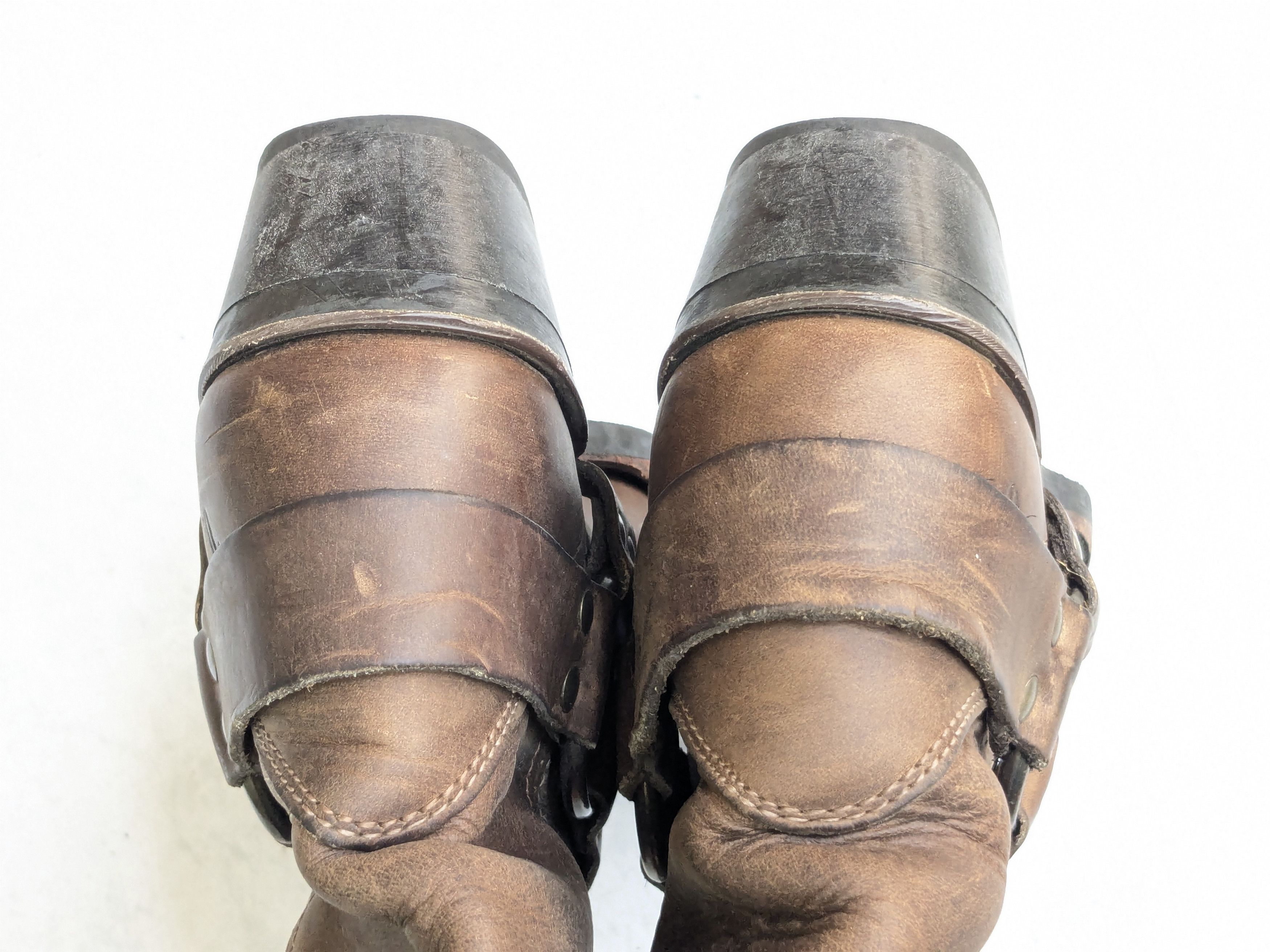 Frye Frye Harness Boots Brown Leather 7 M Leather Buckle Harness Size US 7 / EU 40 - 16 Thumbnail