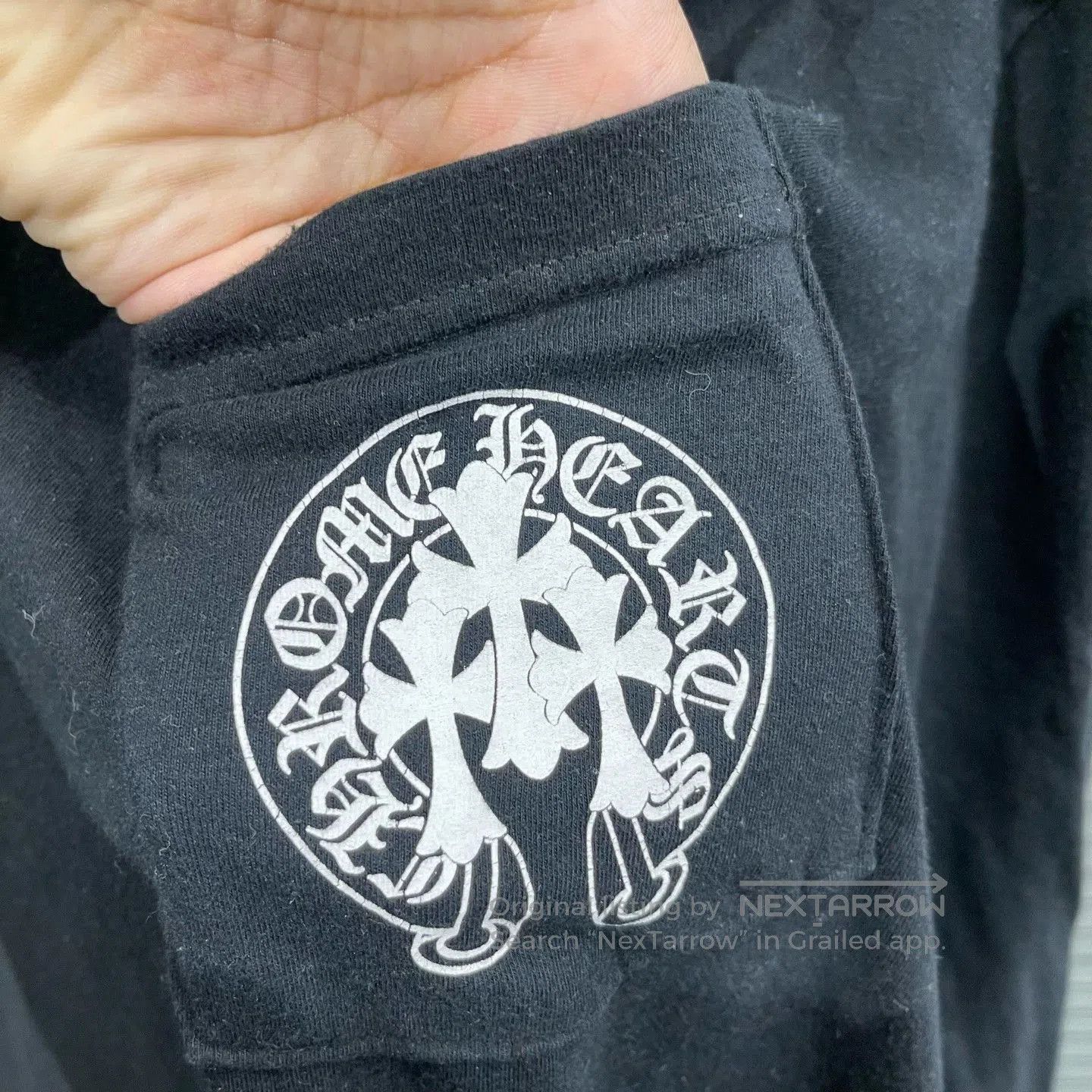 Chrome Hearts Black Long Sleeve Shirt with Chest Pocket. Size US M / EU 48-50 / 2 - 4 Thumbnail